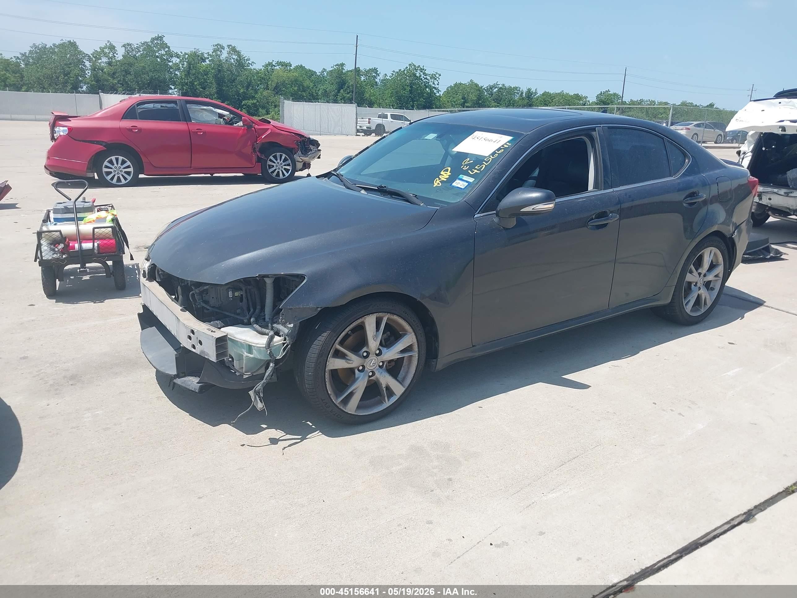 2009 Lexus Is 250   Black vin: JTHBK262695090339