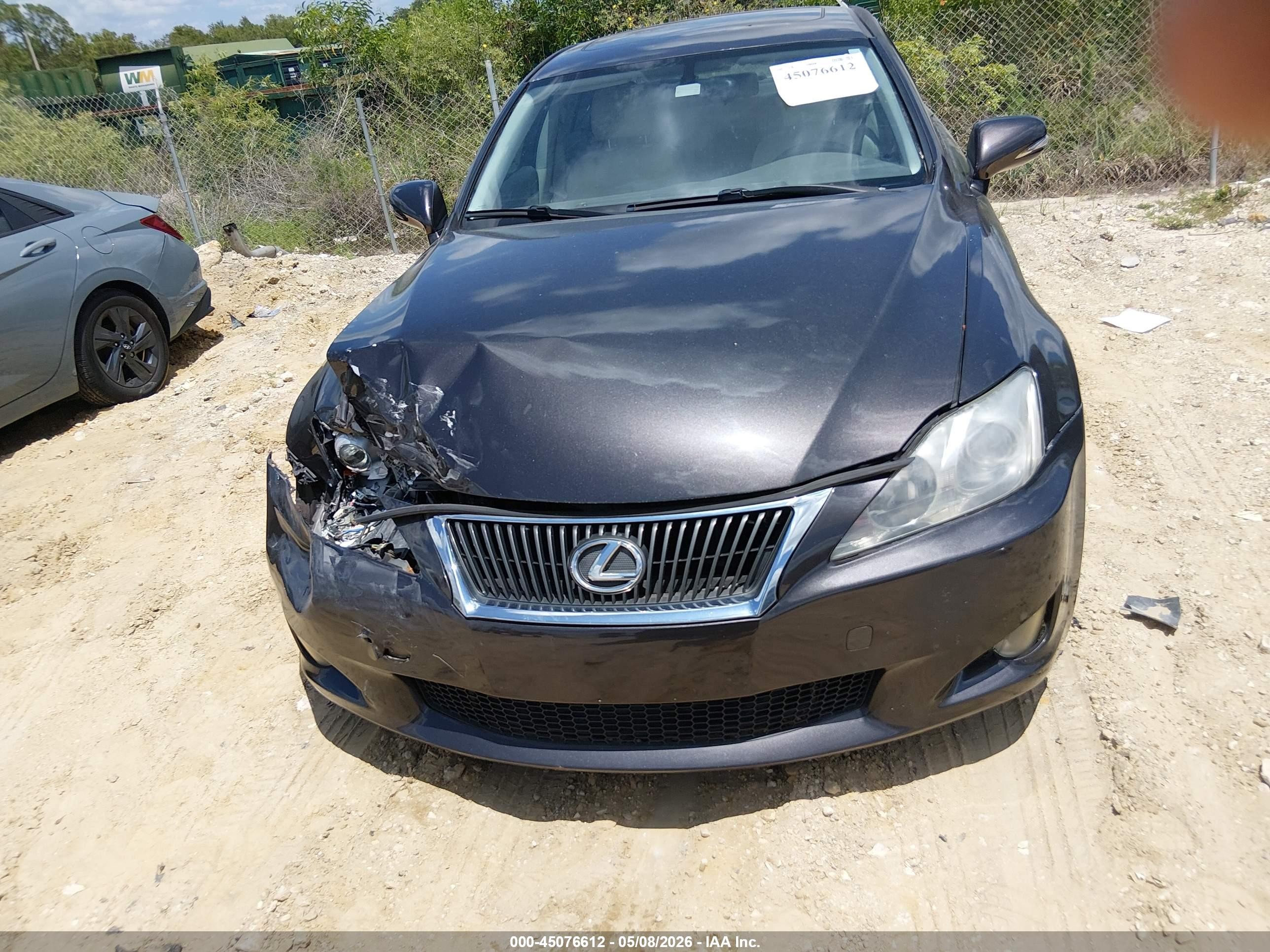2009 Lexus Is 250 Gray vin: JTHBK262695091474