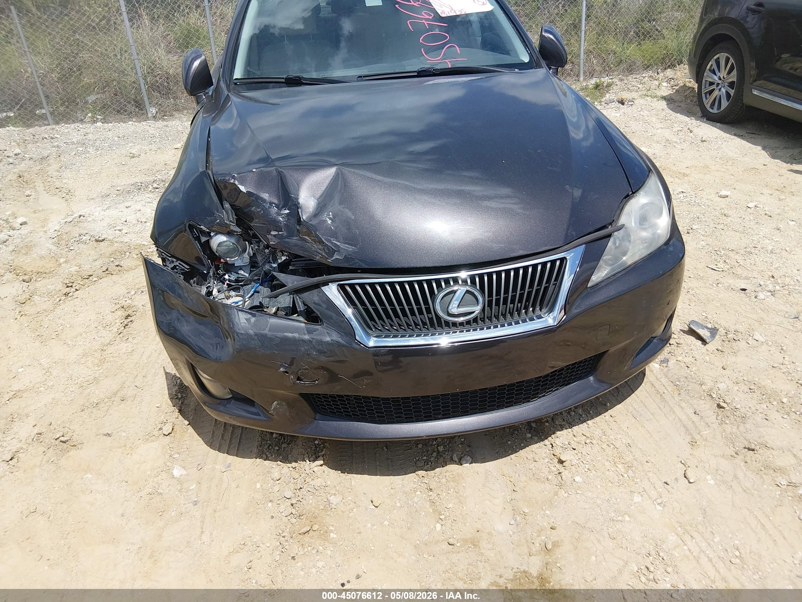 2009 Lexus Is 250 Gray vin: JTHBK262695091474