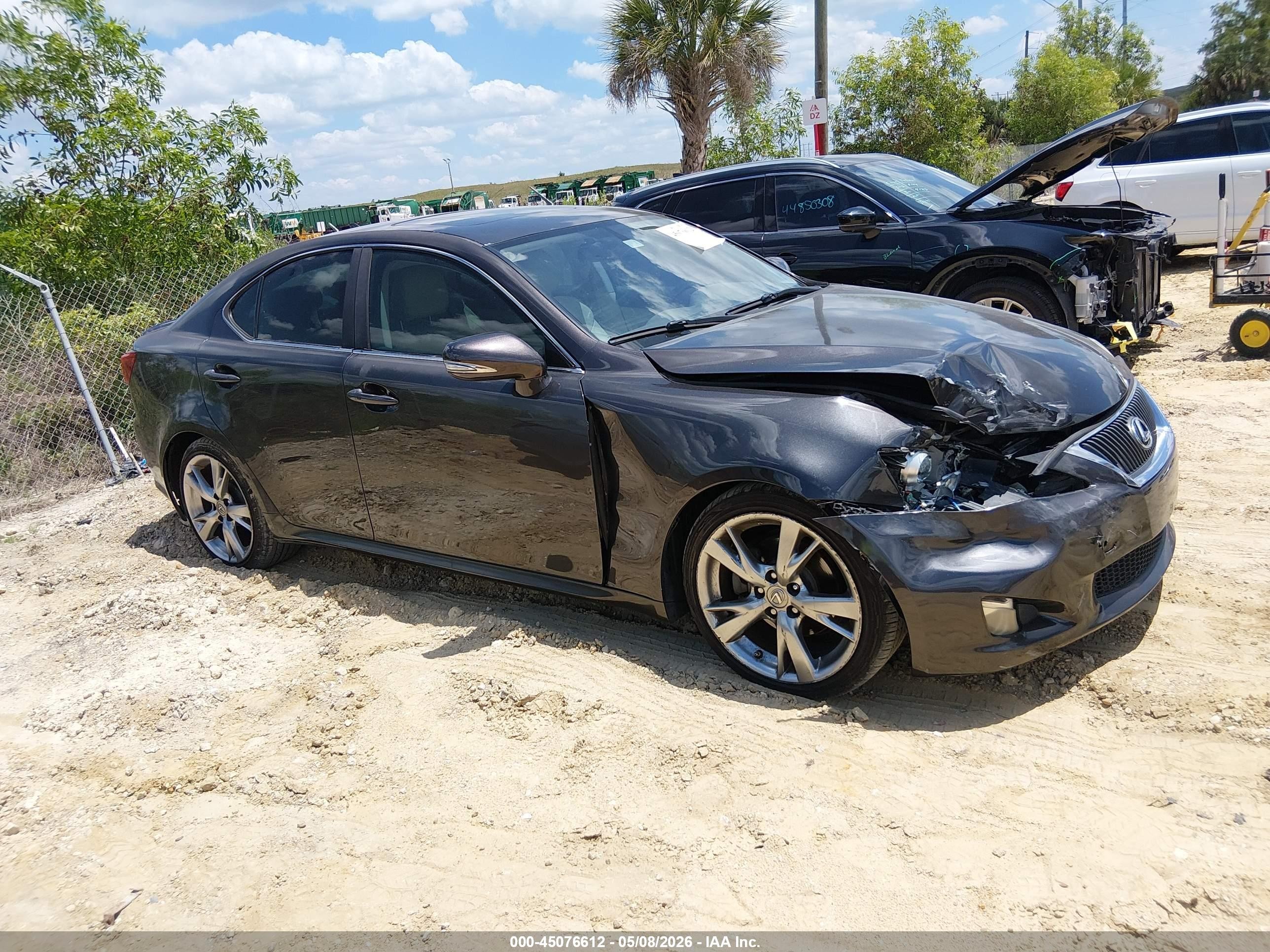 2009 Lexus Is 250 Gray vin: JTHBK262695091474
