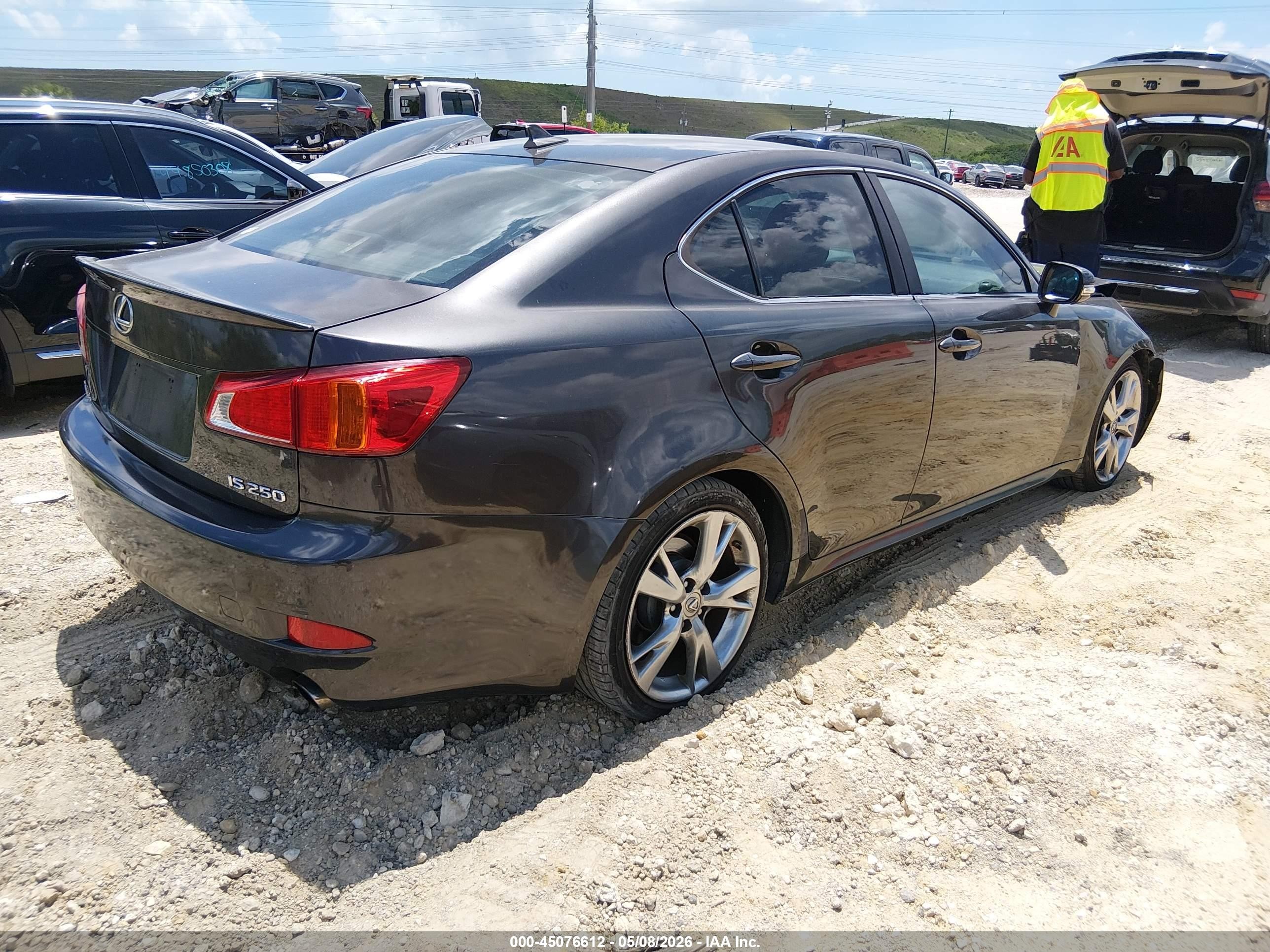 2009 Lexus Is 250 Gray vin: JTHBK262695091474