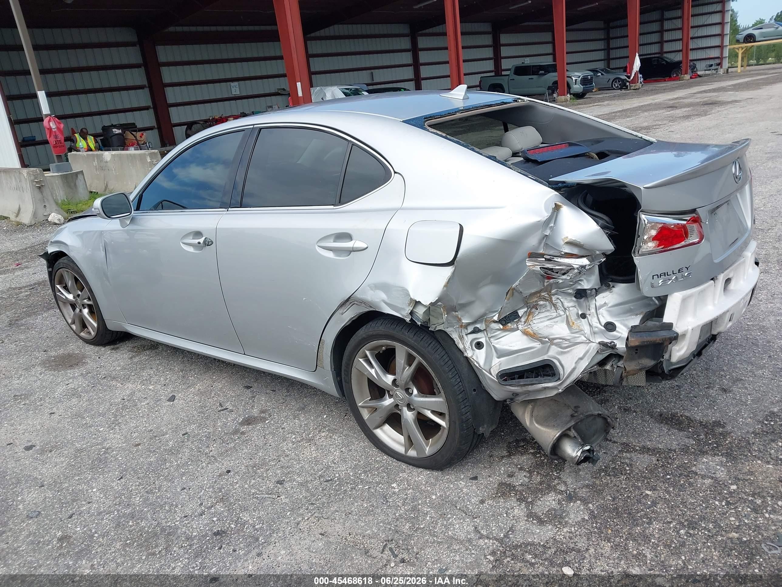 2009 Lexus Is 250   Silver vin: JTHBK262695100528