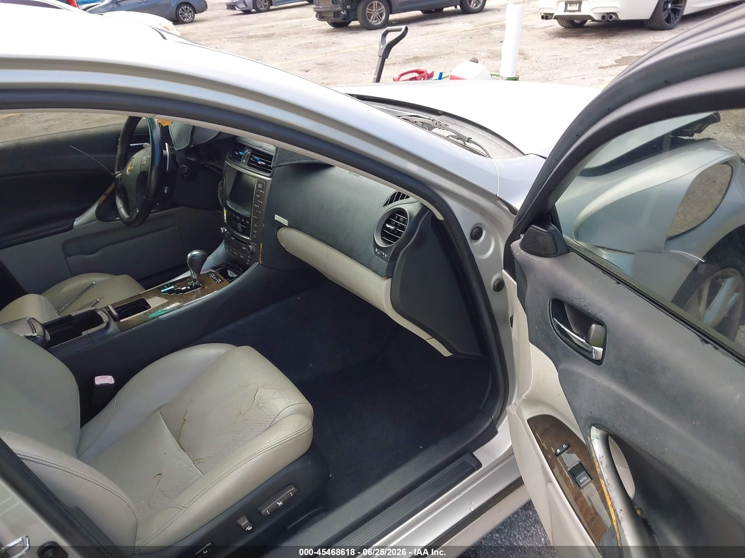 2009 Lexus Is 250   Silver vin: JTHBK262695100528