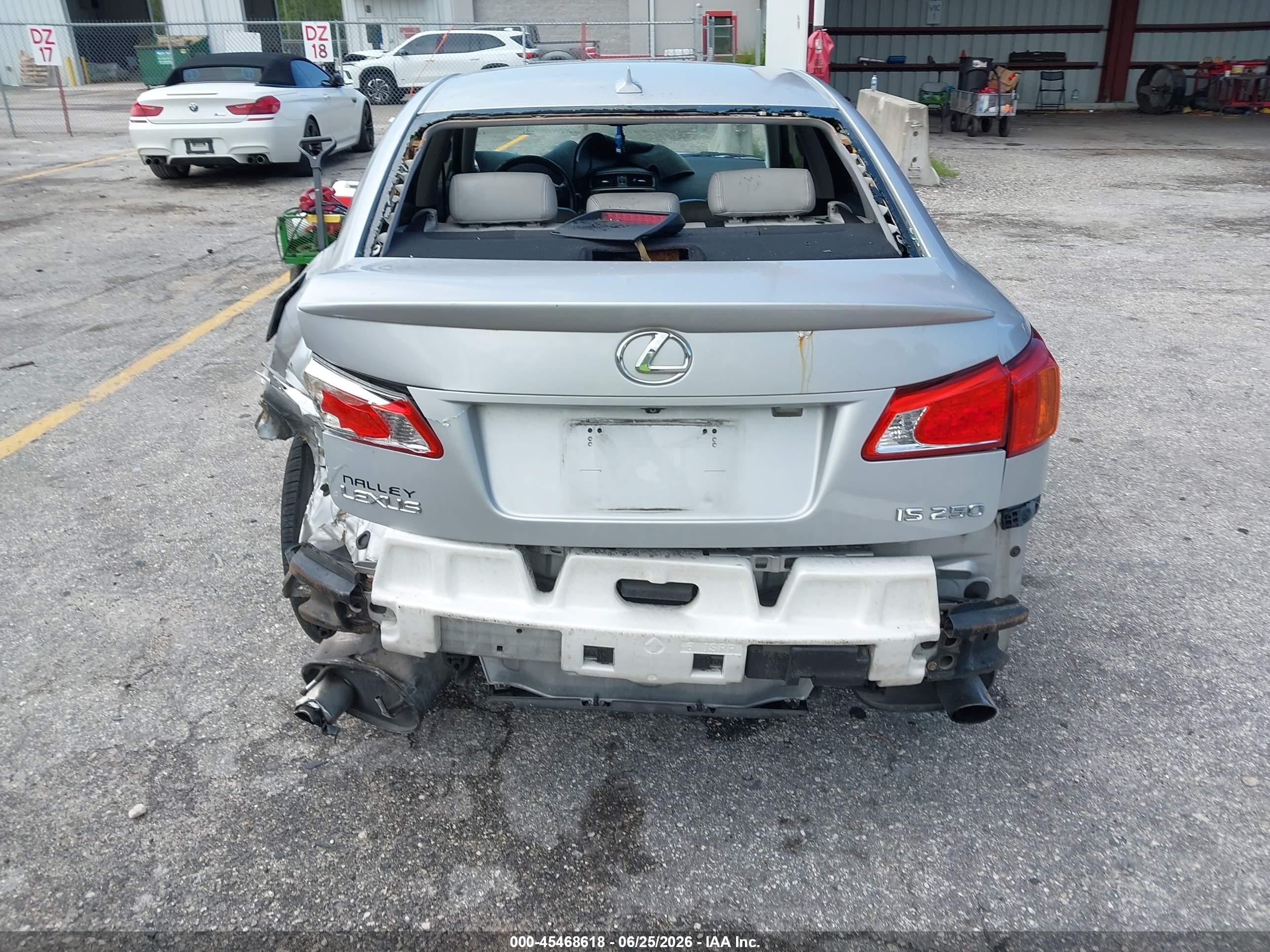 2009 Lexus Is 250   Silver vin: JTHBK262695100528