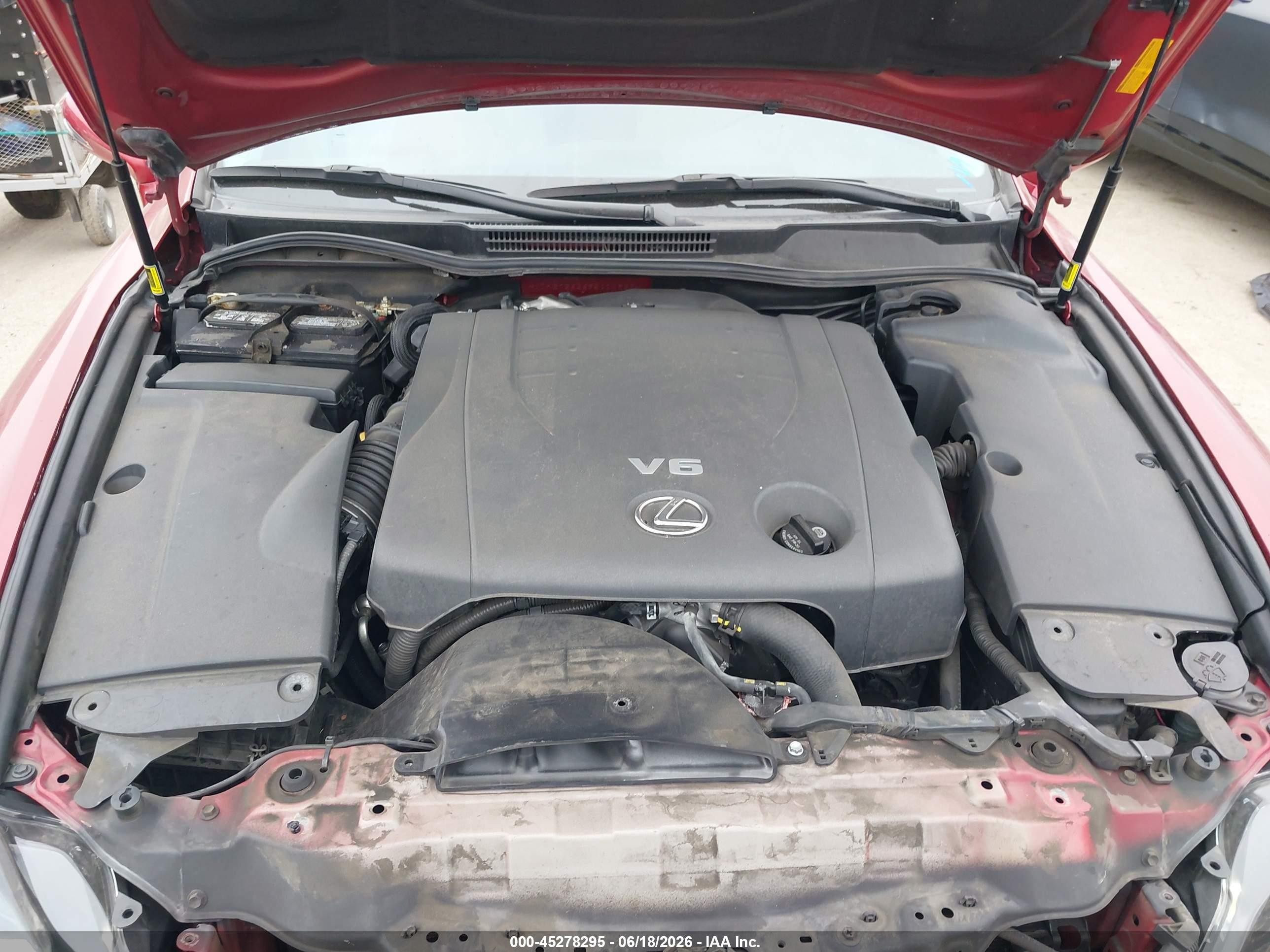 2009 Lexus Is 250   Red vin: JTHBK262695104823