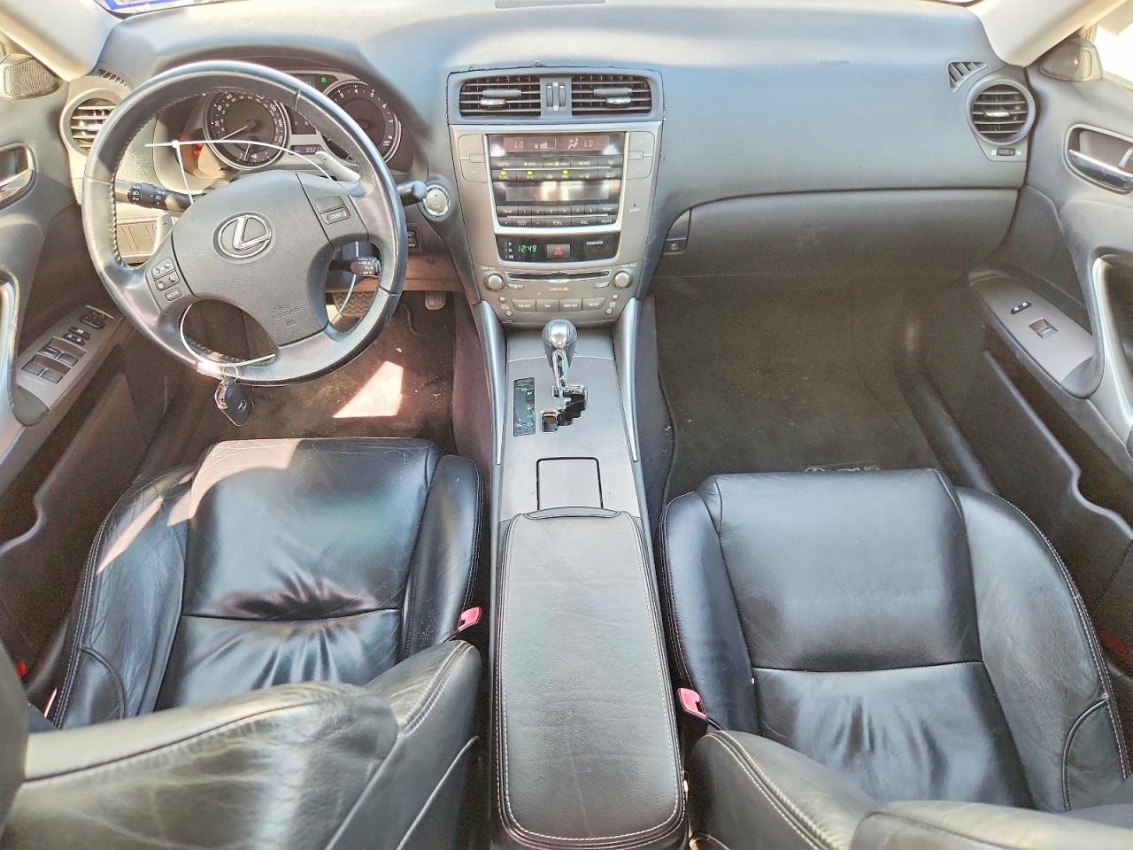 2009 Lexus Is 250 White vin: JTHBK262695106183