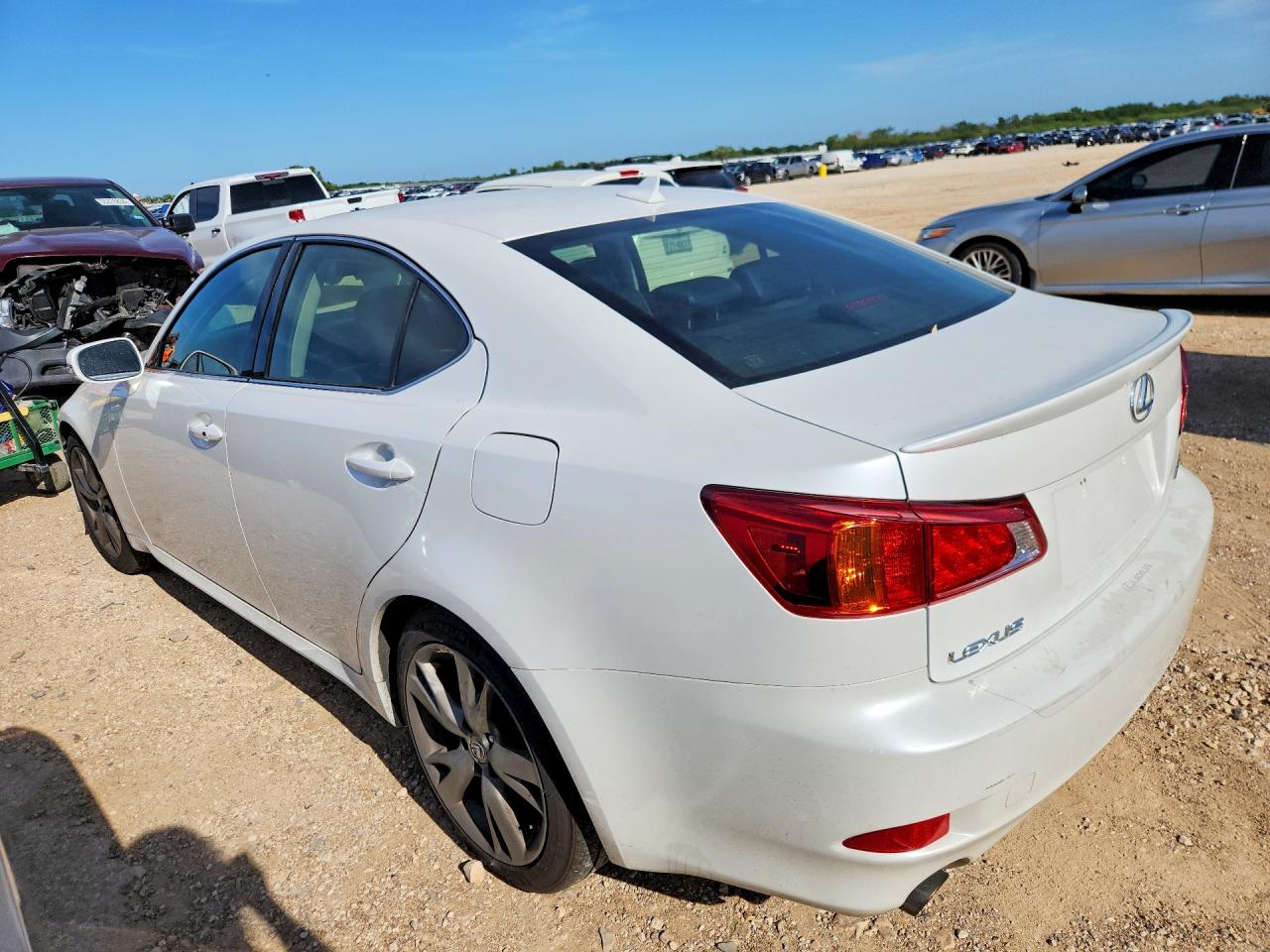 2009 Lexus Is 250 White vin: JTHBK262695106183
