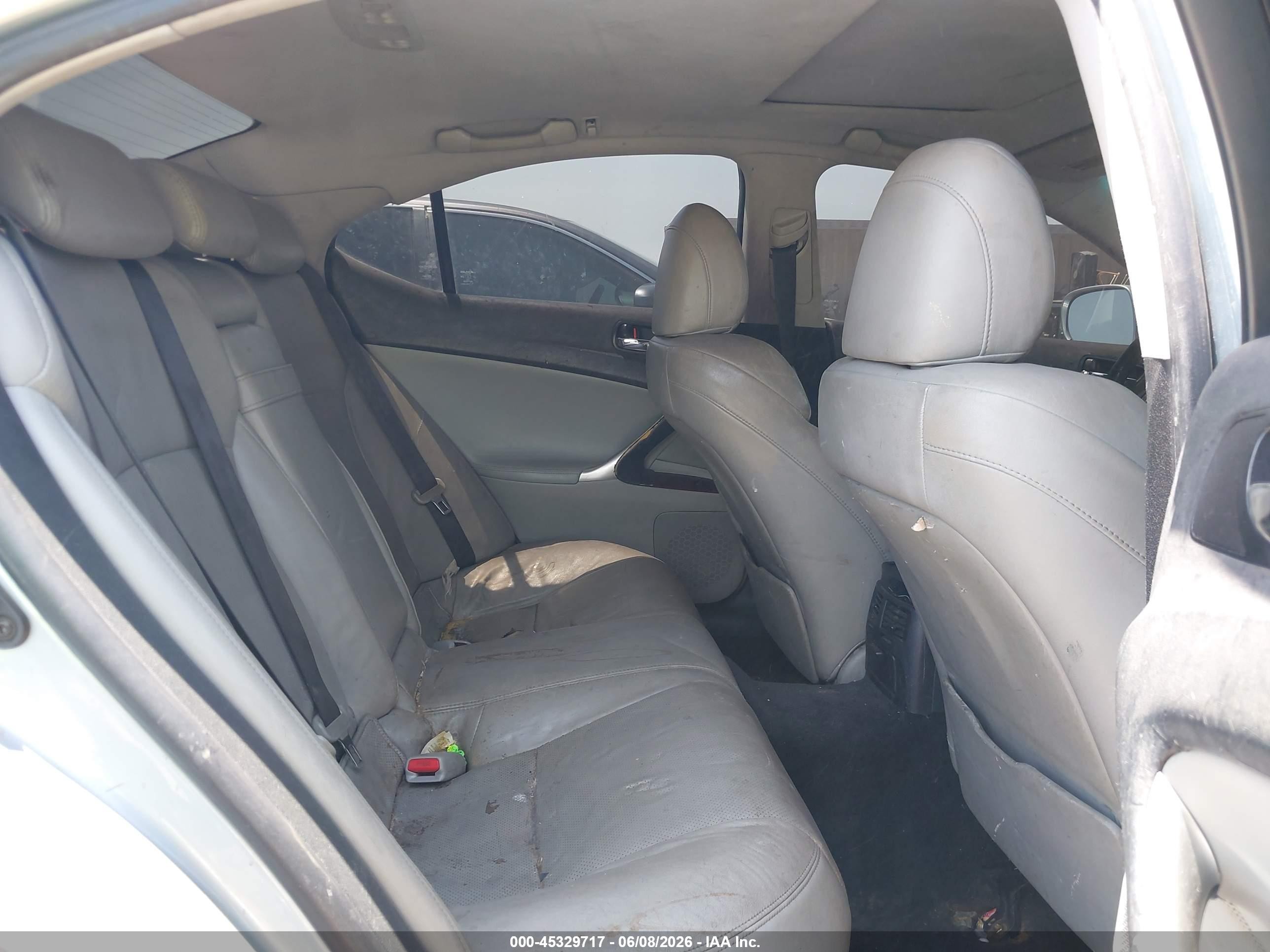 2006 Lexus Is 250   Light Blue vin: JTHBK262762010401