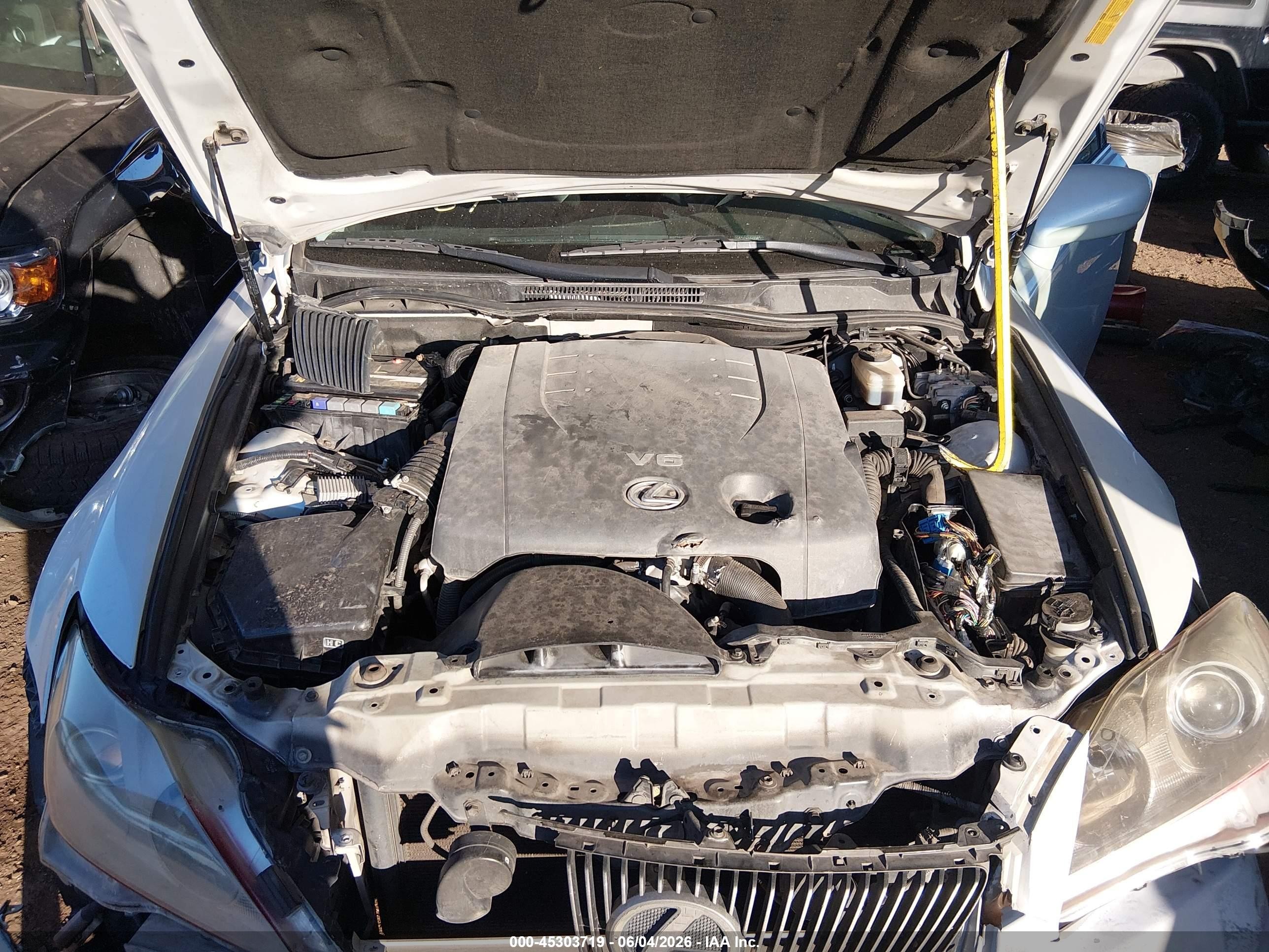 2006 Lexus Is 250   Серебряный vin: JTHBK262765018920