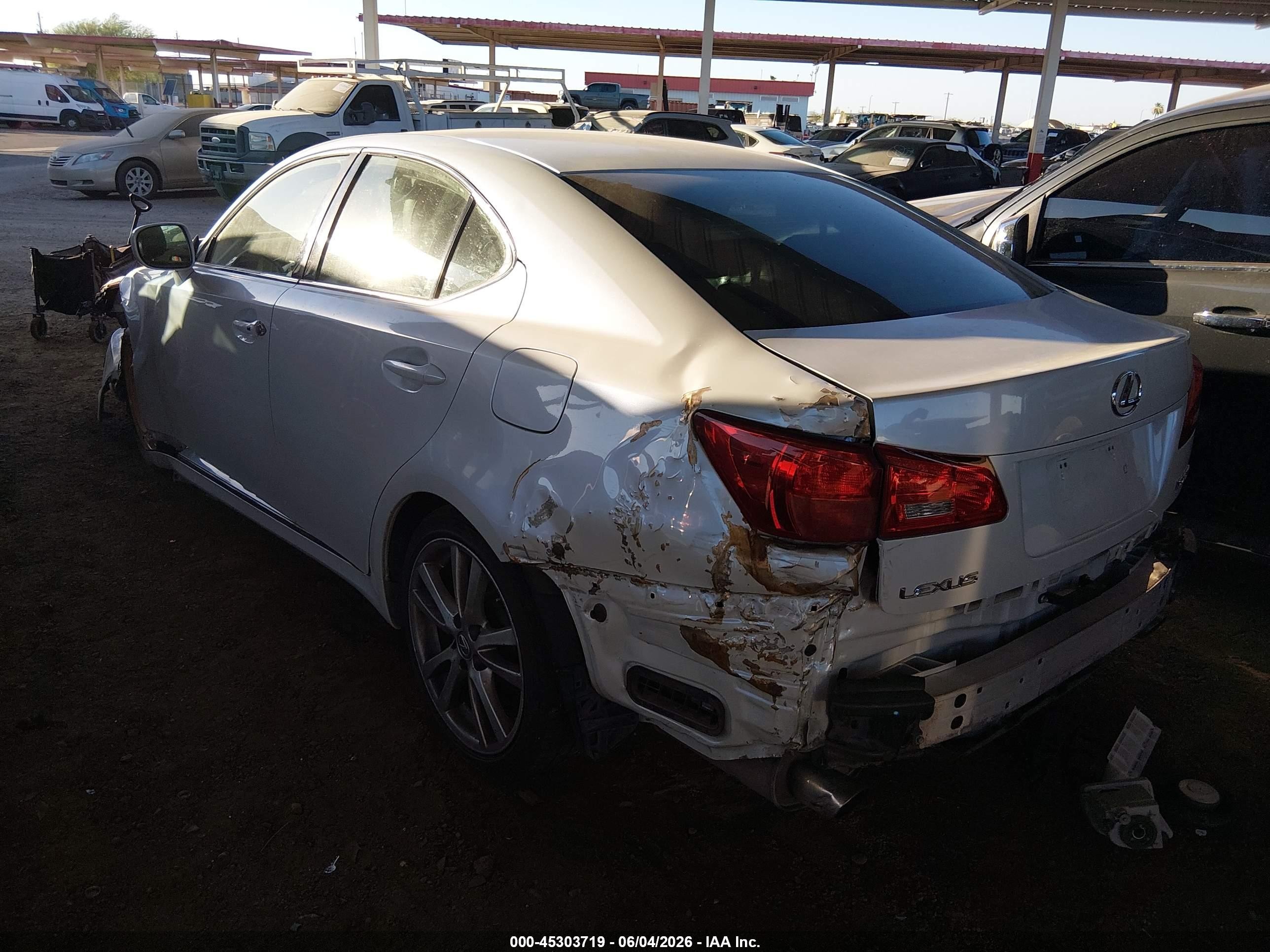 2006 Lexus Is 250   Серебряный vin: JTHBK262765018920