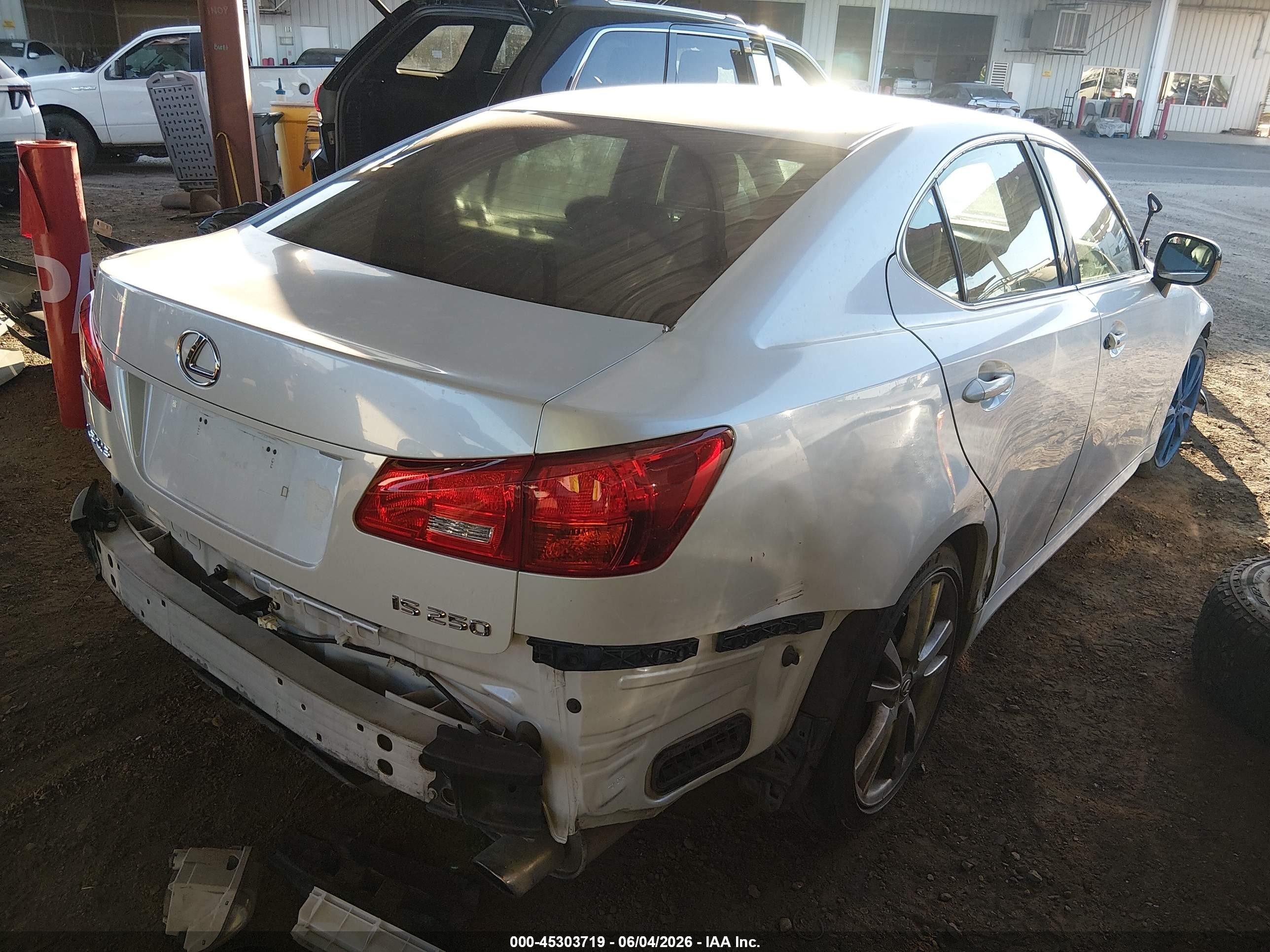 2006 Lexus Is 250   Серебряный vin: JTHBK262765018920