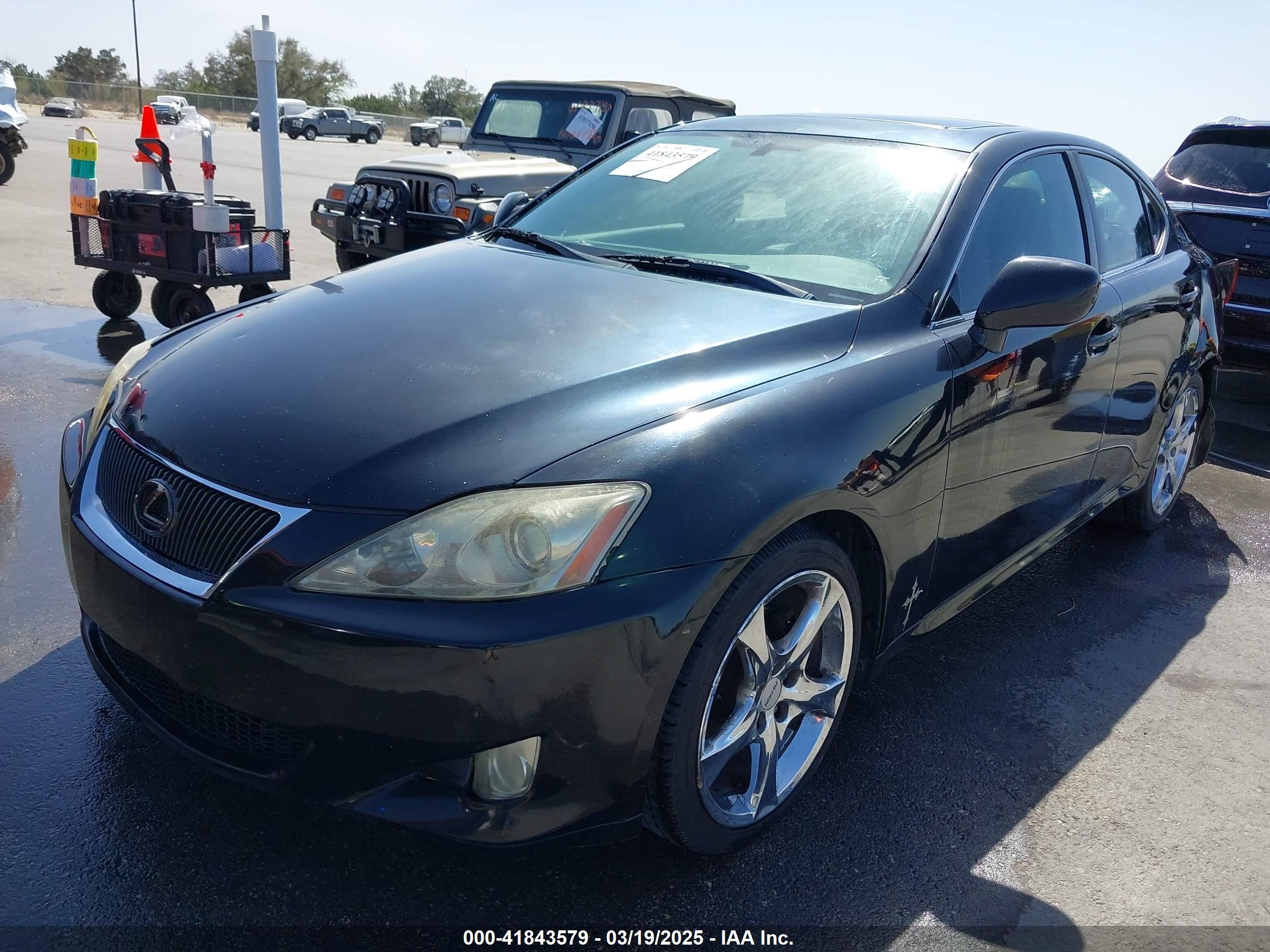 2007 Lexus Is 250   Black vin: JTHBK262772025532