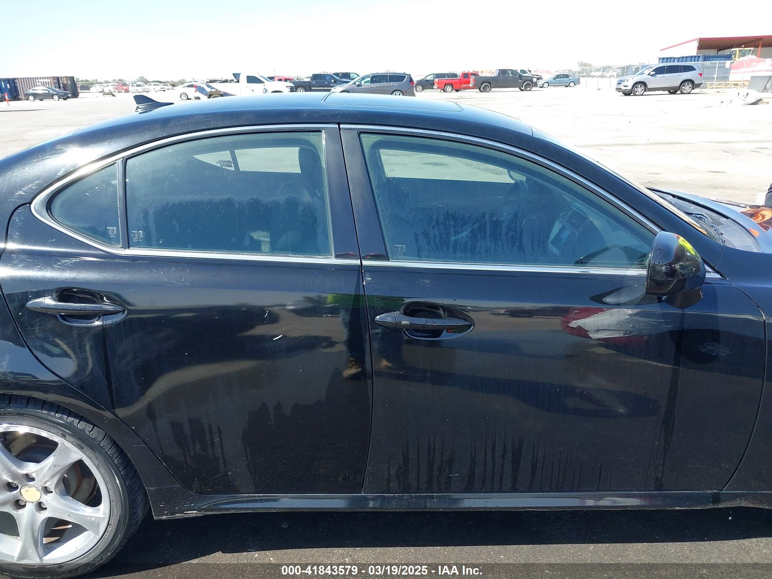 2007 Lexus Is 250   Black vin: JTHBK262772025532