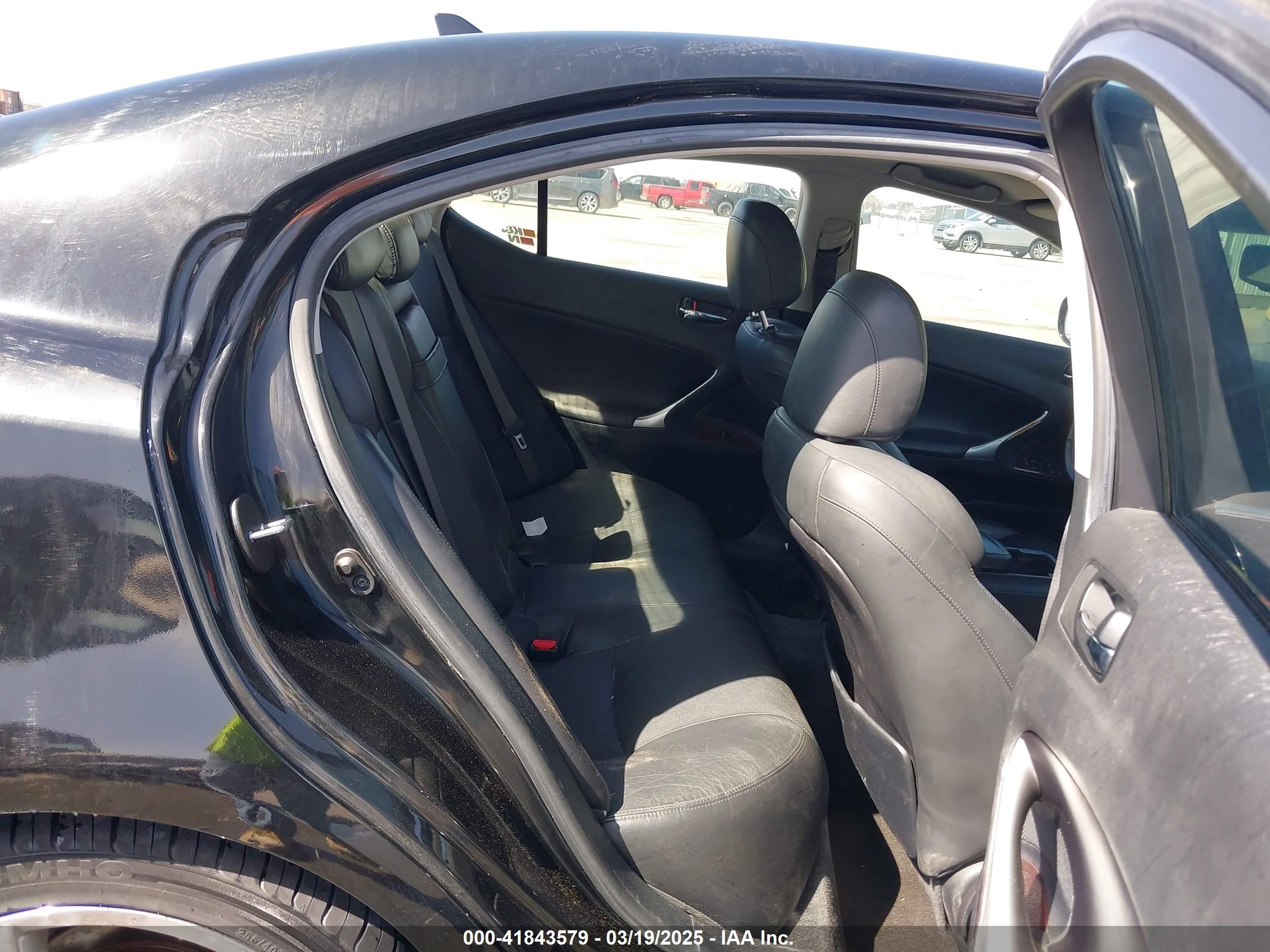 2007 Lexus Is 250   Black vin: JTHBK262772025532