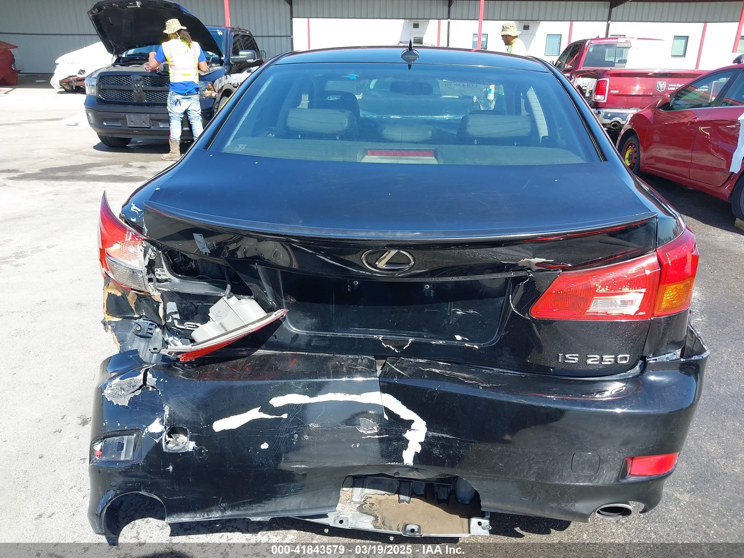 2007 Lexus Is 250   Black vin: JTHBK262772025532