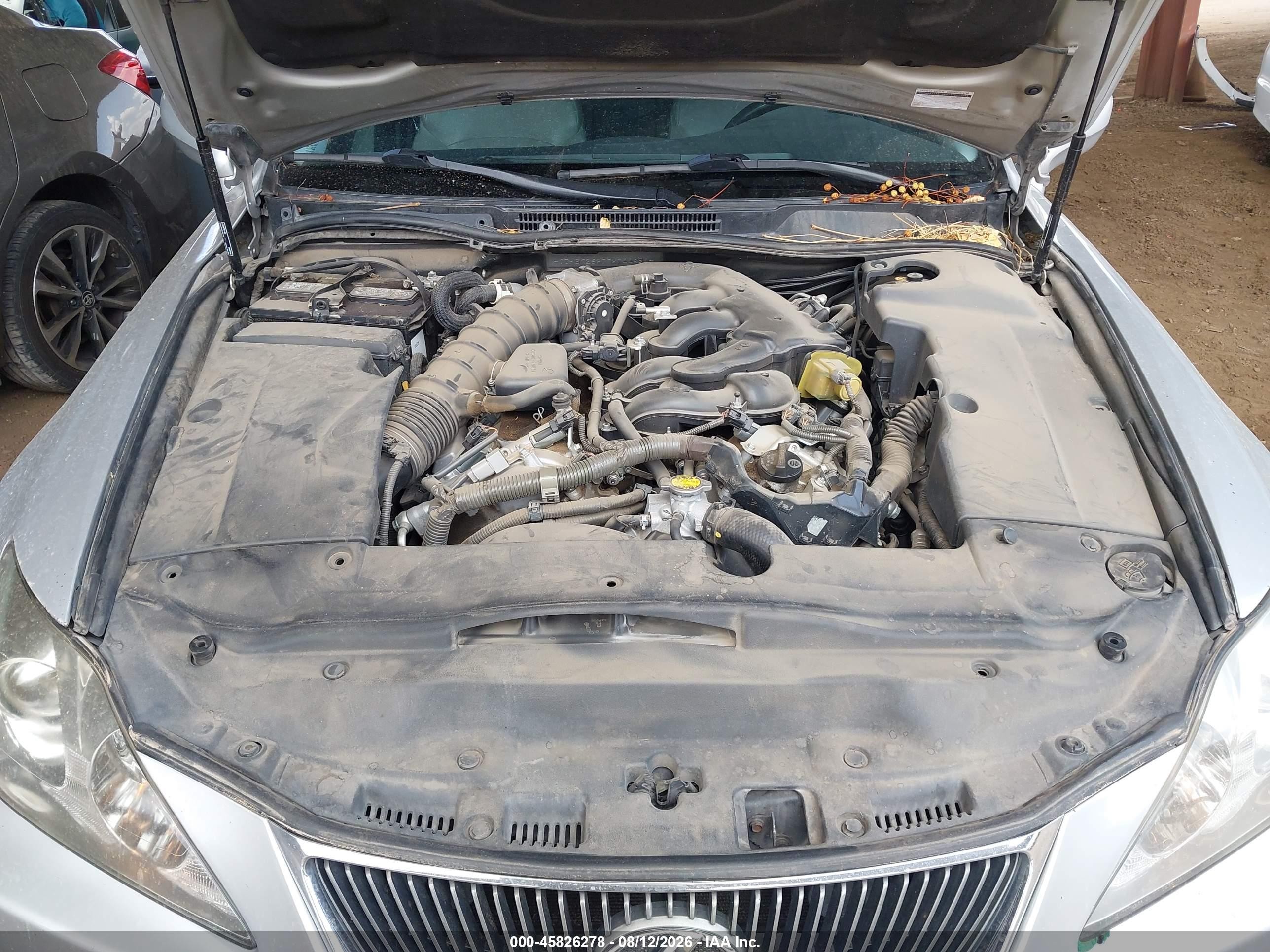 2007 Lexus Is 250   Silver vin: JTHBK262772044694