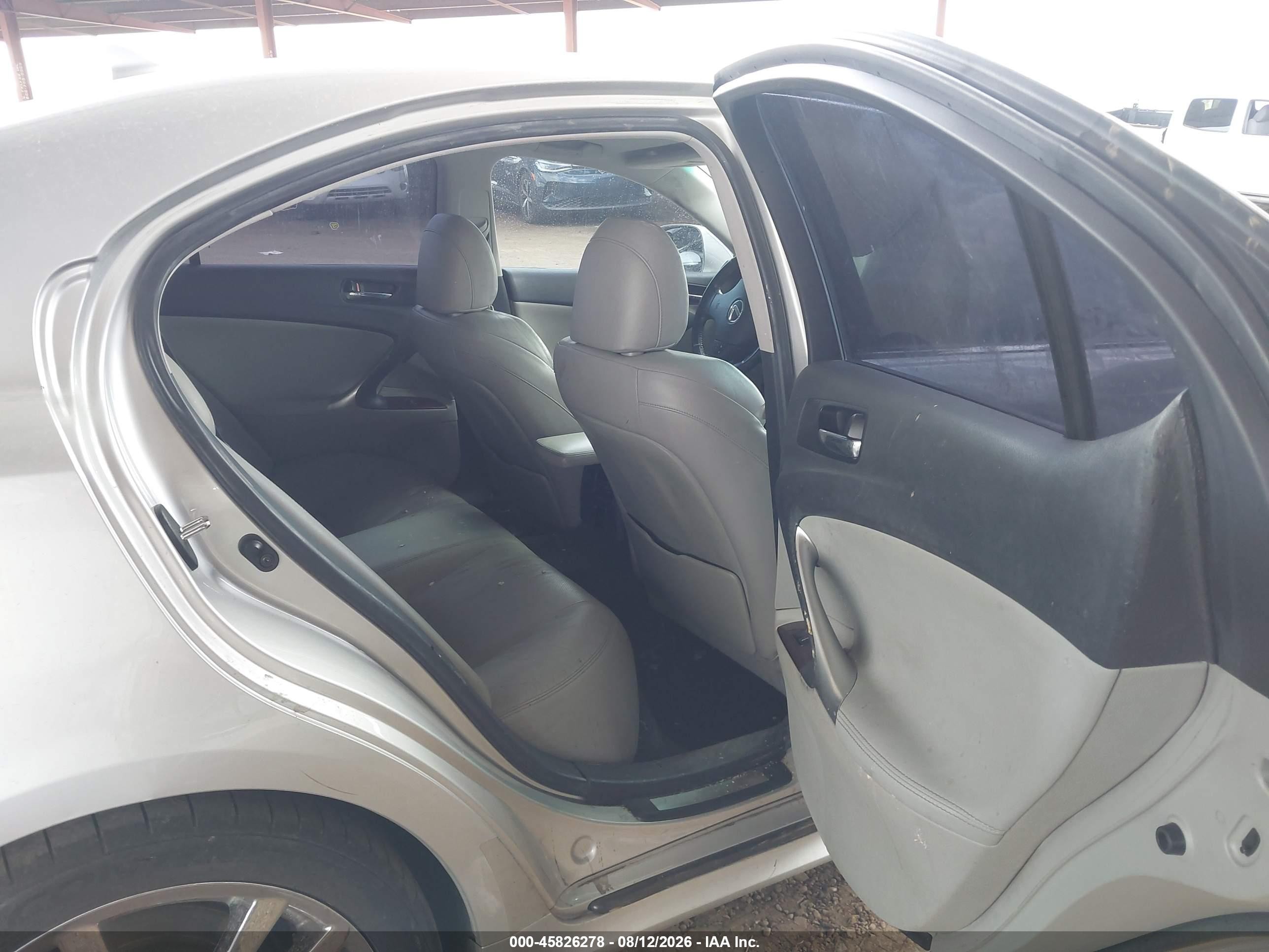 2007 Lexus Is 250   Silver vin: JTHBK262772044694