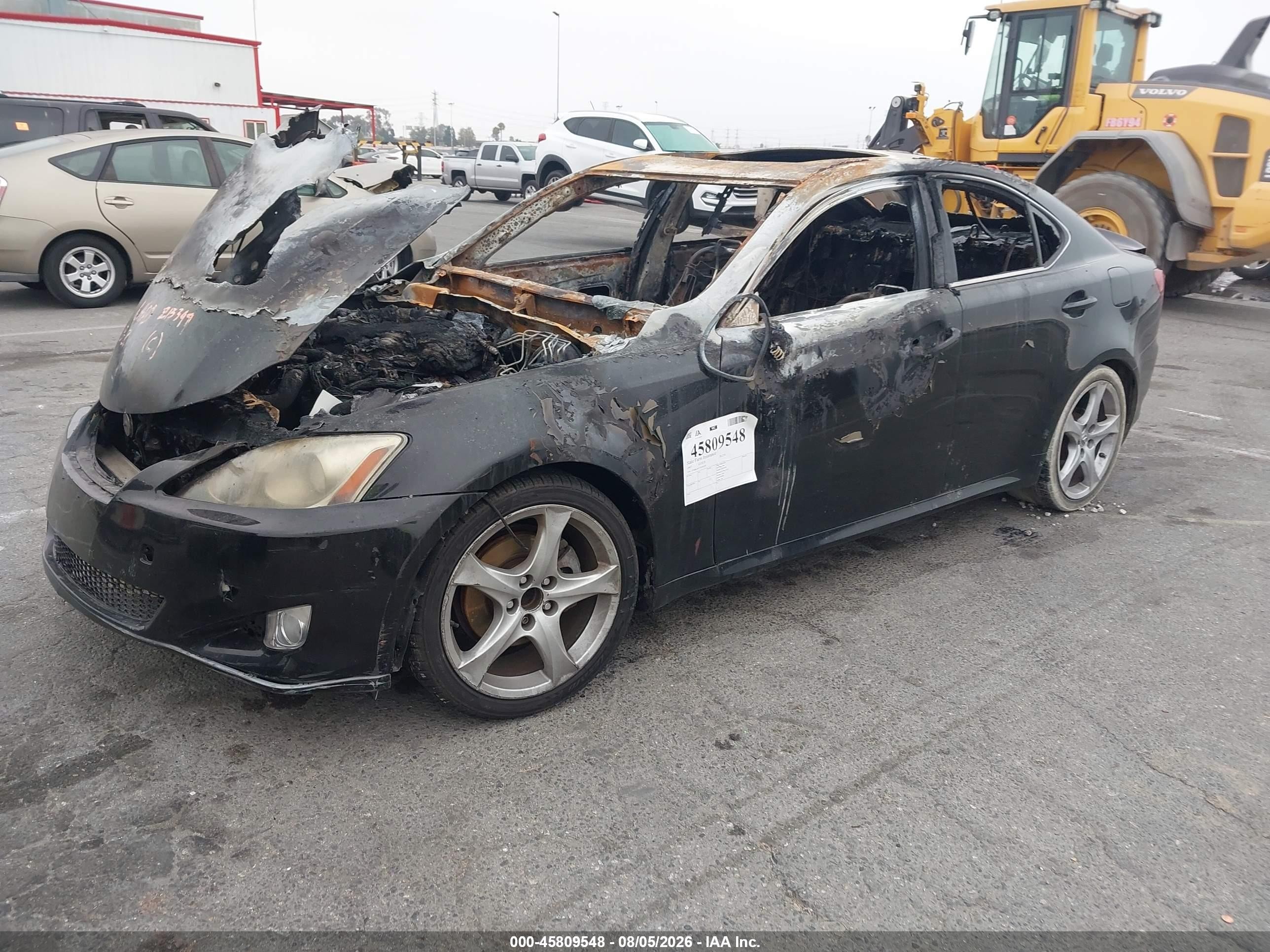 2007 Lexus Is 250 Черный vin: JTHBK262772049524