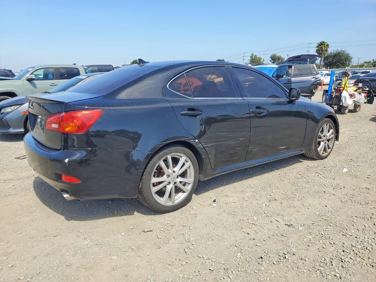 2007 Lexus Is 250 Black vin: JTHBK262772049944