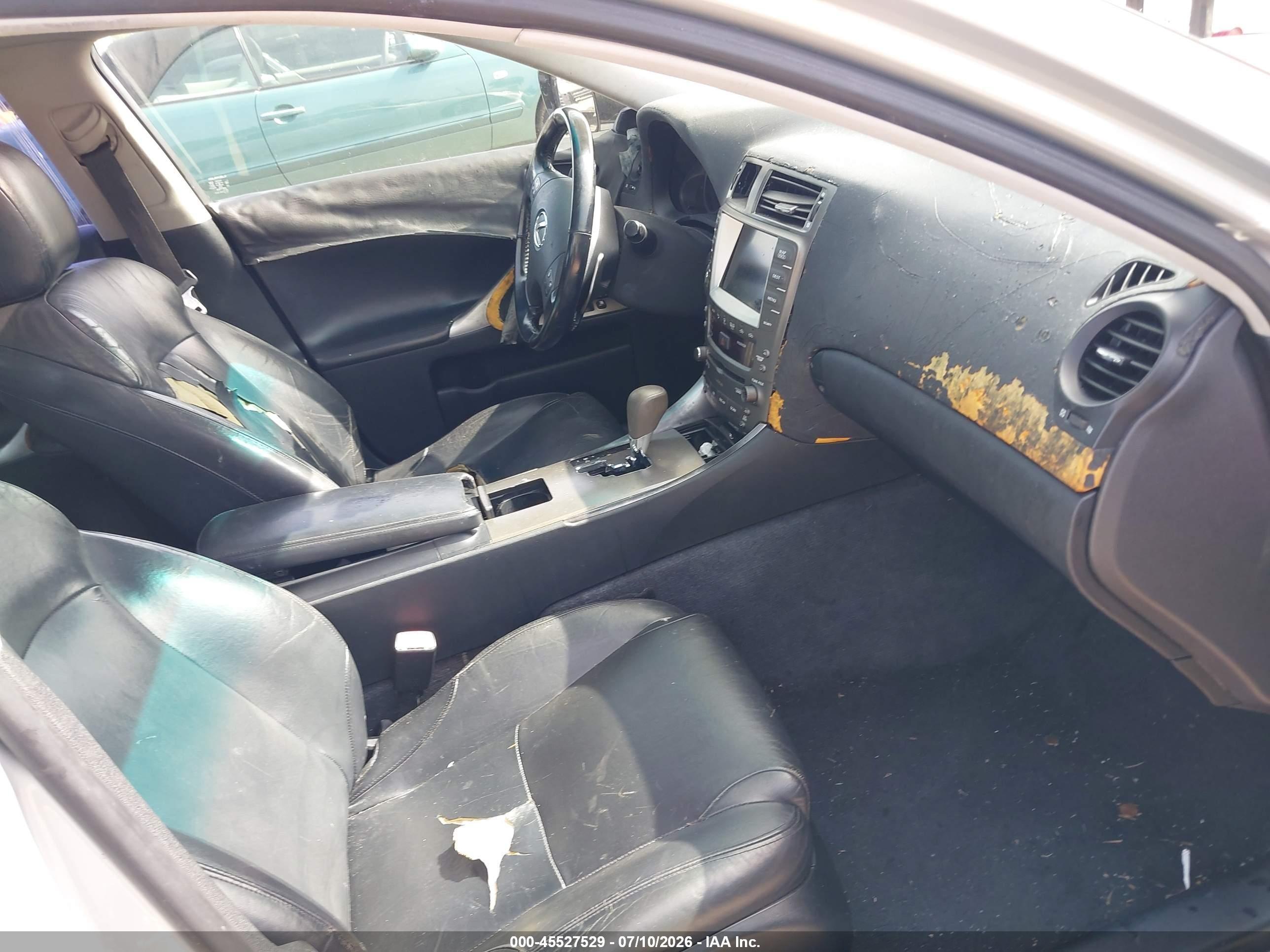 2007 Lexus Is 250   Silver vin: JTHBK262772058238