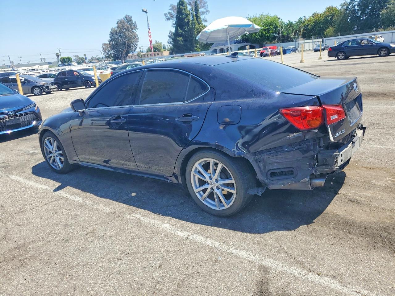 2007 Lexus Is 250 Blue vin: JTHBK262775030633