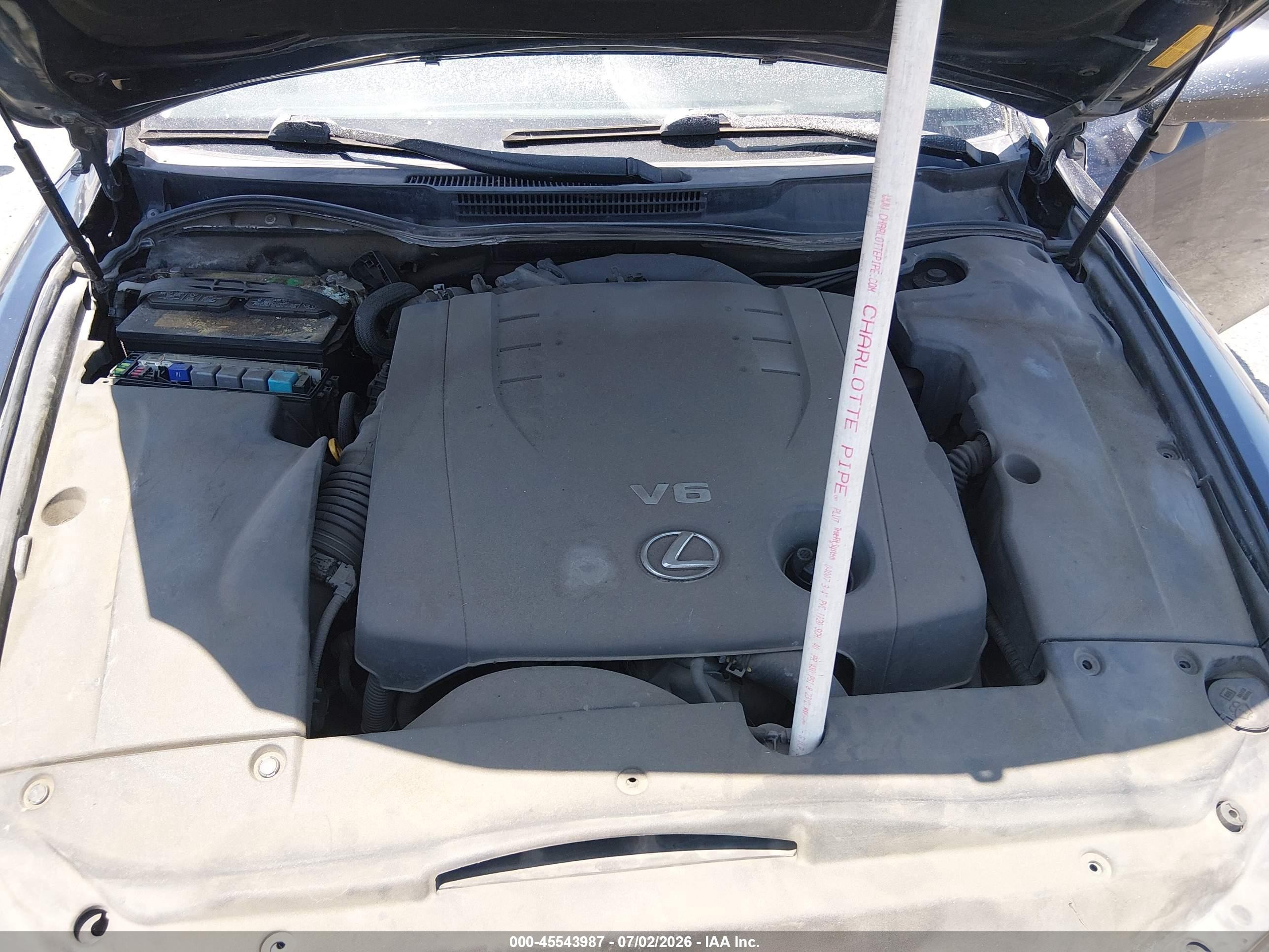2007 Lexus Is 250 Dark Blue vin: JTHBK262775039591