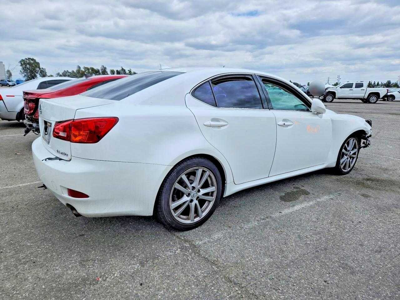 2007 Lexus Is 250 Белый vin: JTHBK262775050364