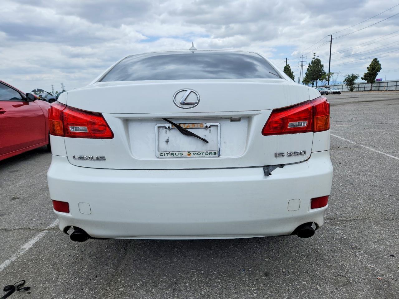 2007 Lexus Is 250 Белый vin: JTHBK262775050364