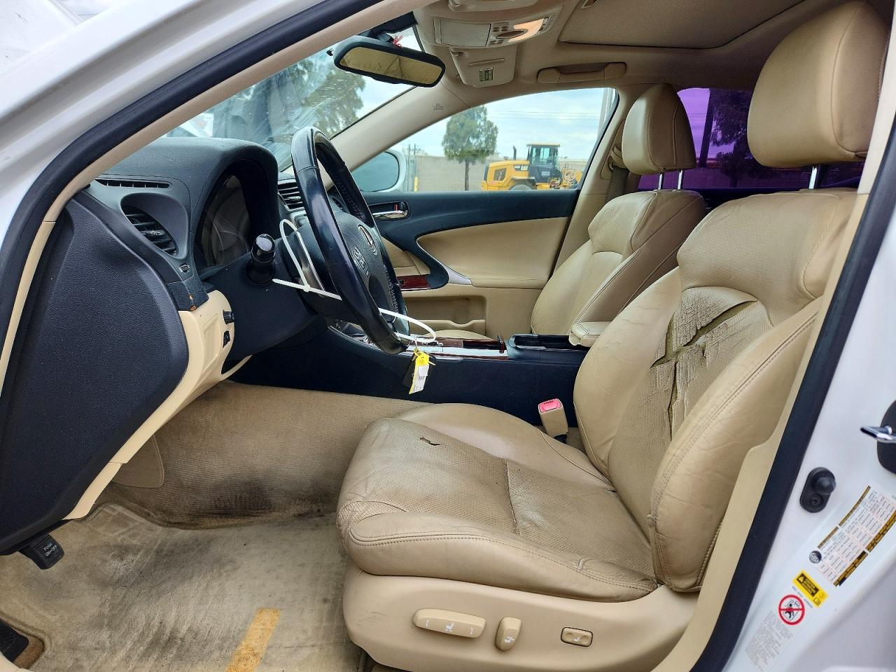 2007 Lexus Is 250 Белый vin: JTHBK262775050364