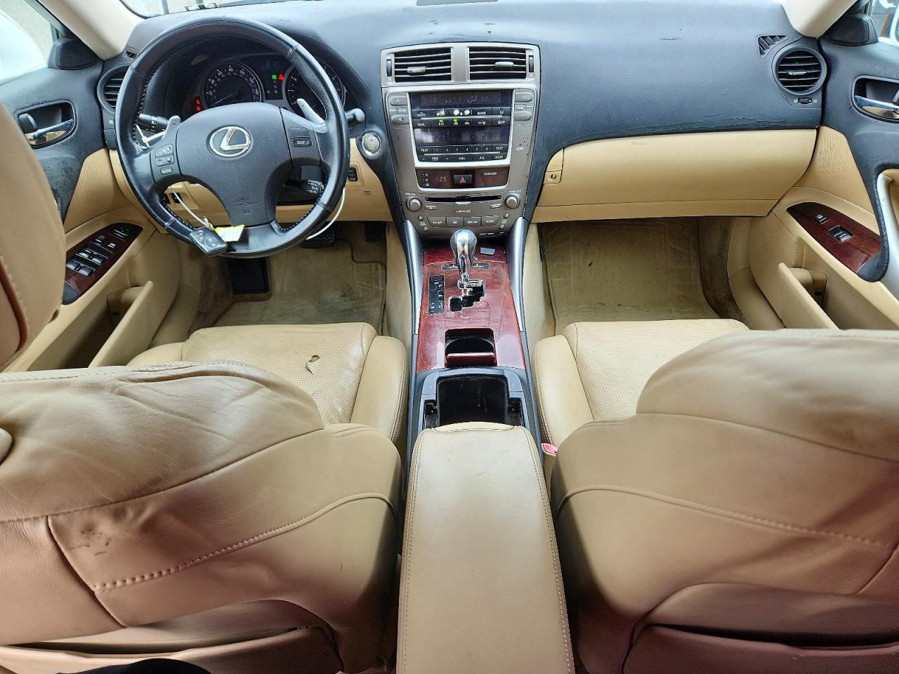2007 Lexus Is 250 Белый vin: JTHBK262775050364