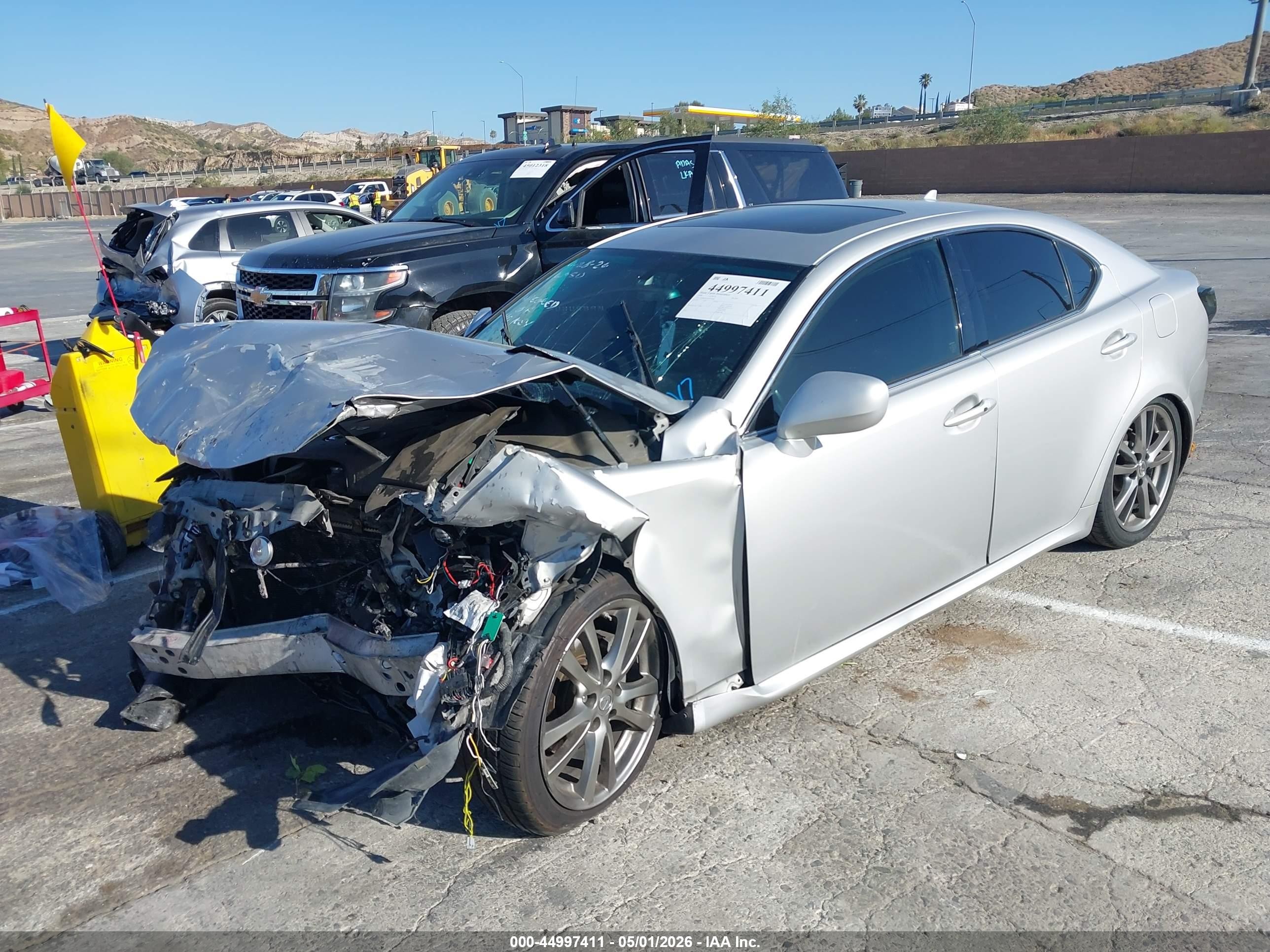 2008 Lexus Is 250 Gray vin: JTHBK262785054898