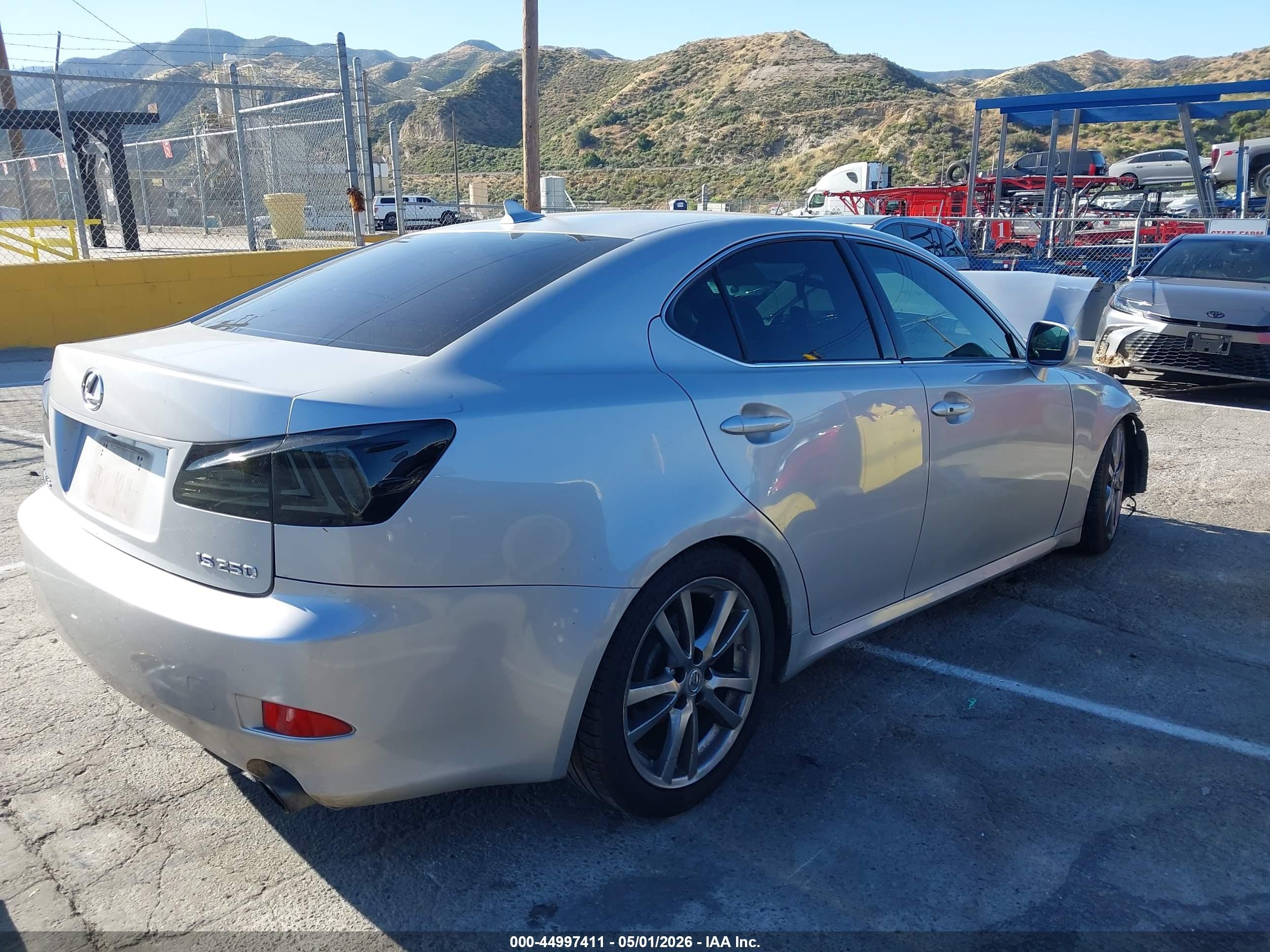 2008 Lexus Is 250 Gray vin: JTHBK262785054898