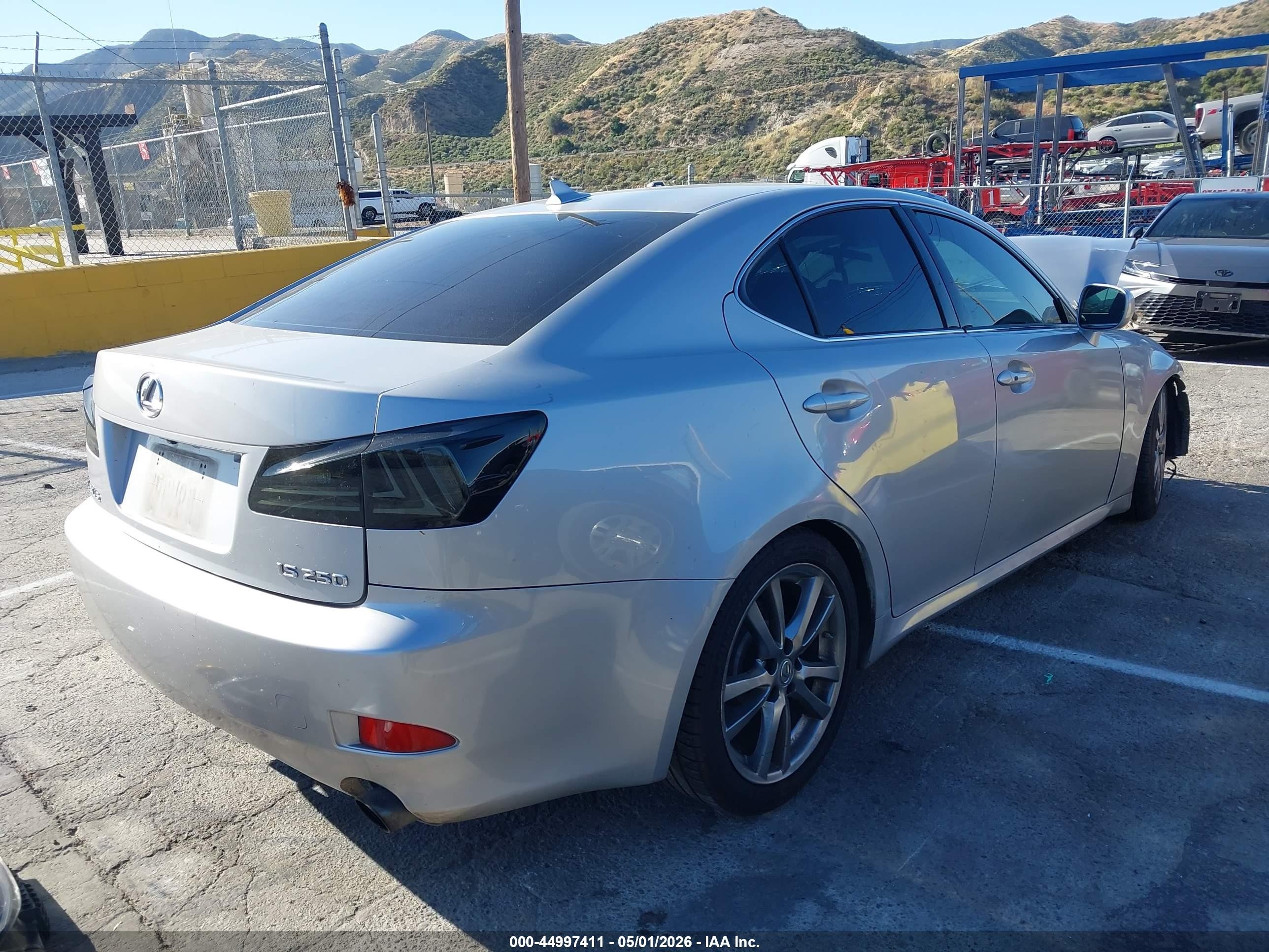 2008 Lexus Is 250 Gray vin: JTHBK262785054898