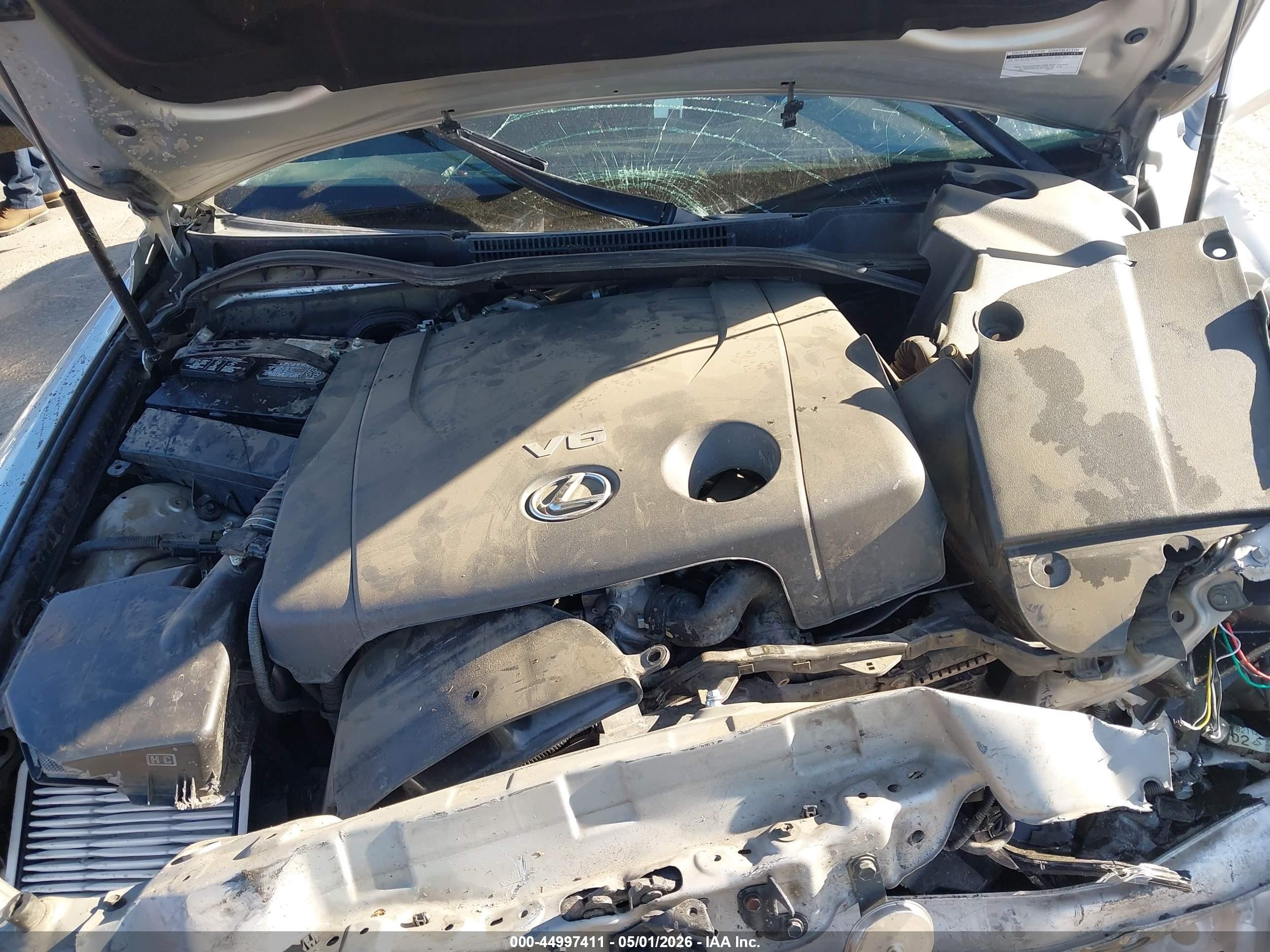 2008 Lexus Is 250 Gray vin: JTHBK262785054898