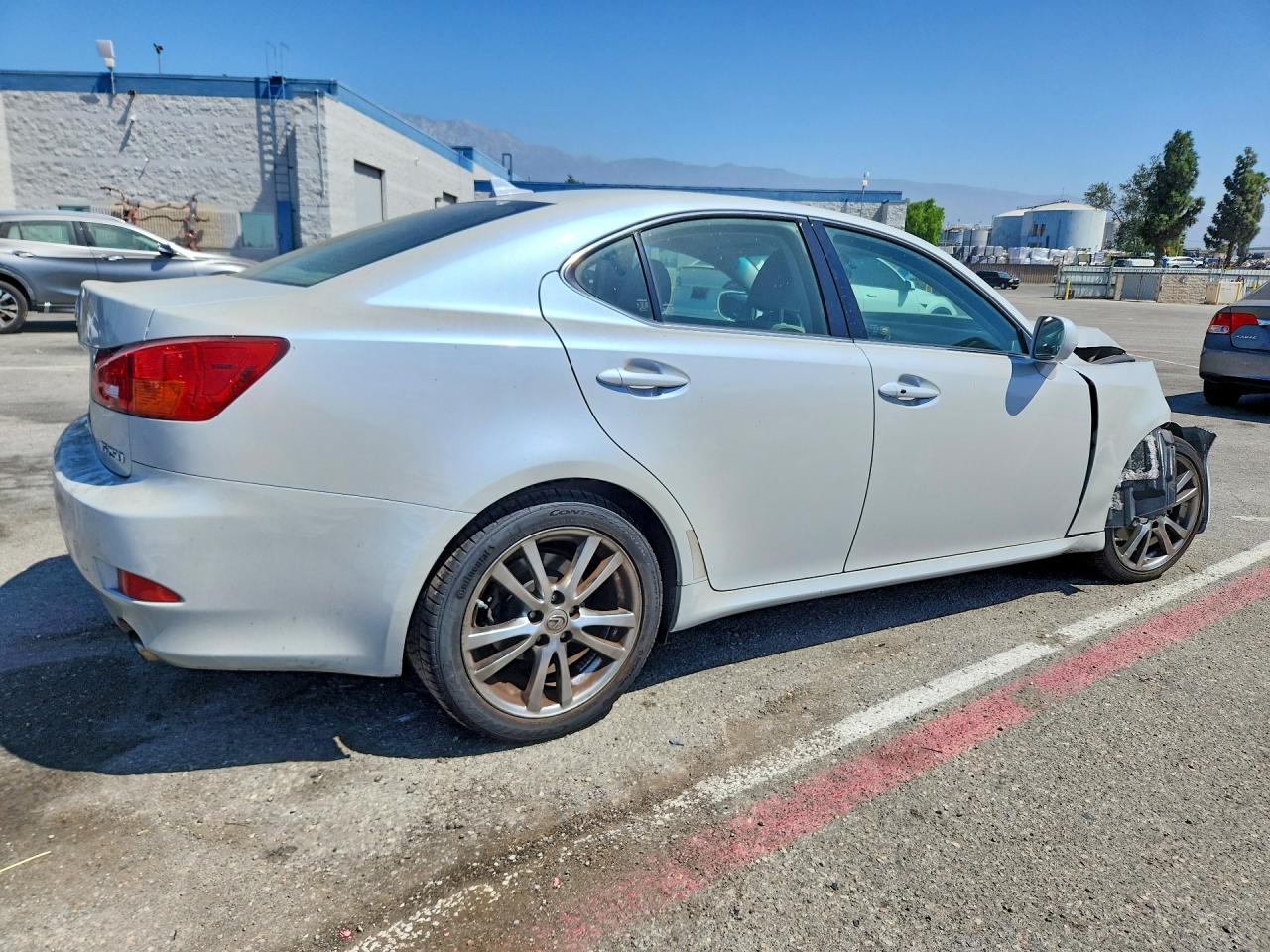 2008 Lexus Is 250 Base White vin: JTHBK262785065626