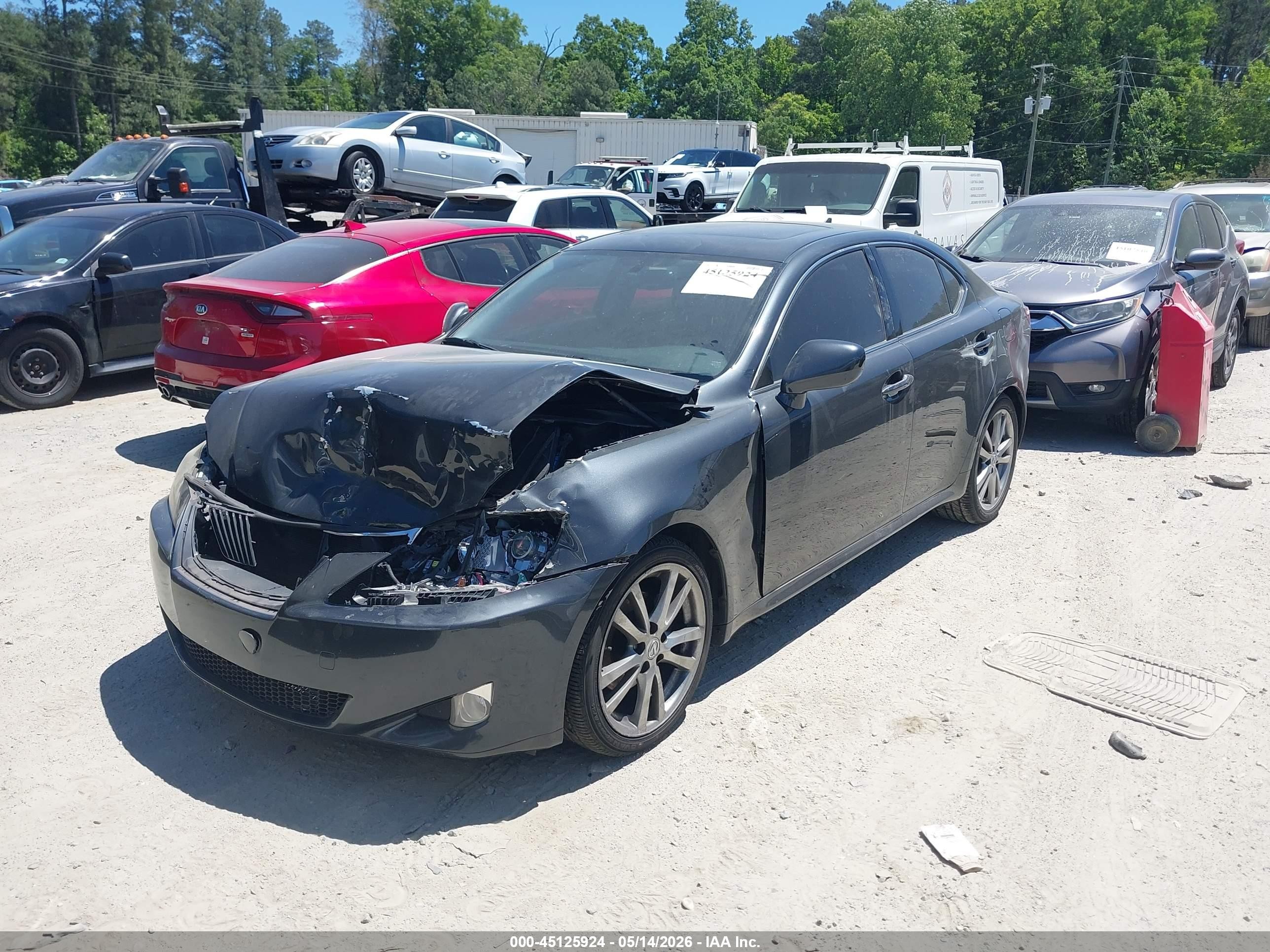 2008 Lexus Is 250   Черный vin: JTHBK262785072544