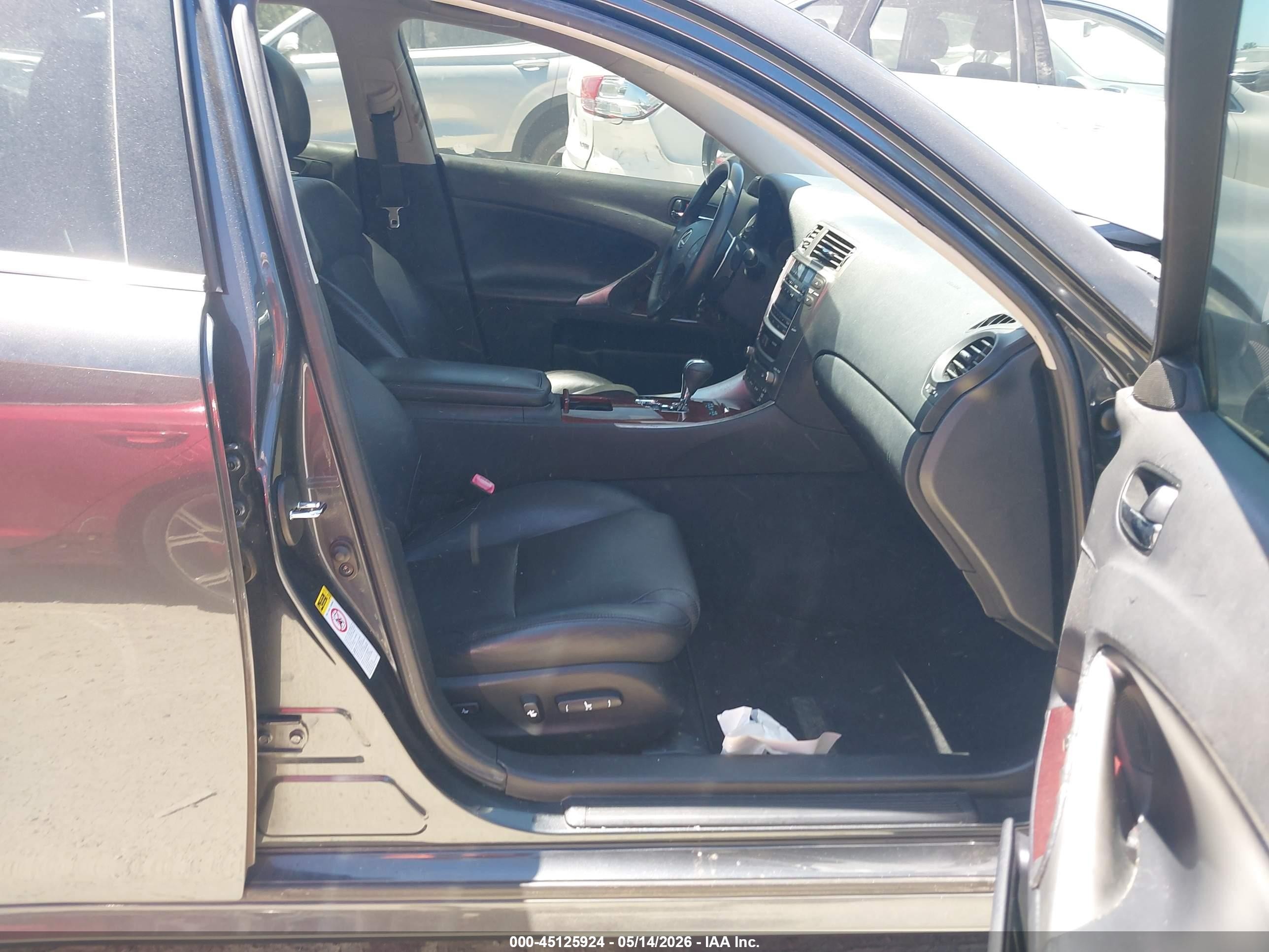 2008 Lexus Is 250   Черный vin: JTHBK262785072544