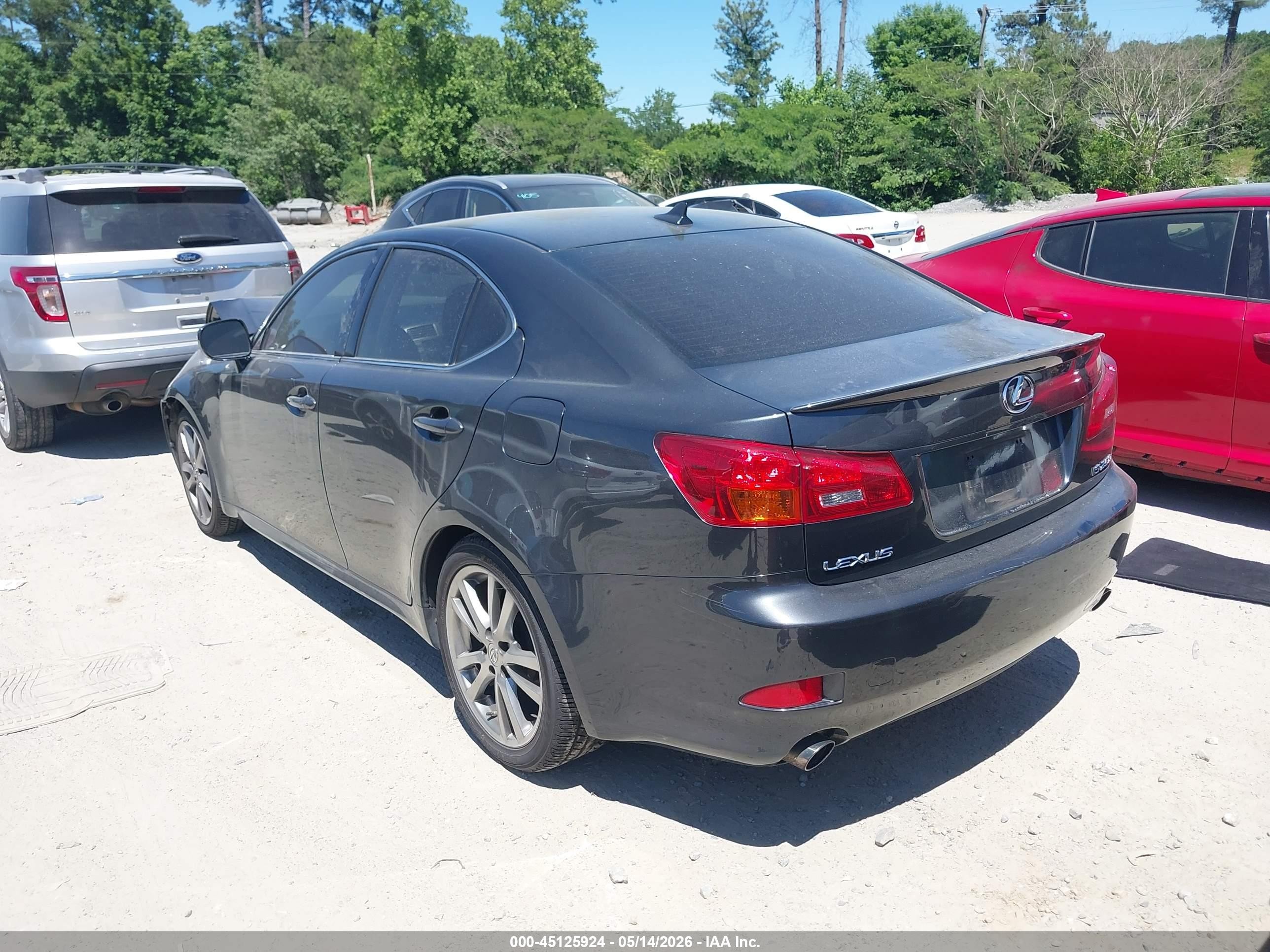 2008 Lexus Is 250   Черный vin: JTHBK262785072544
