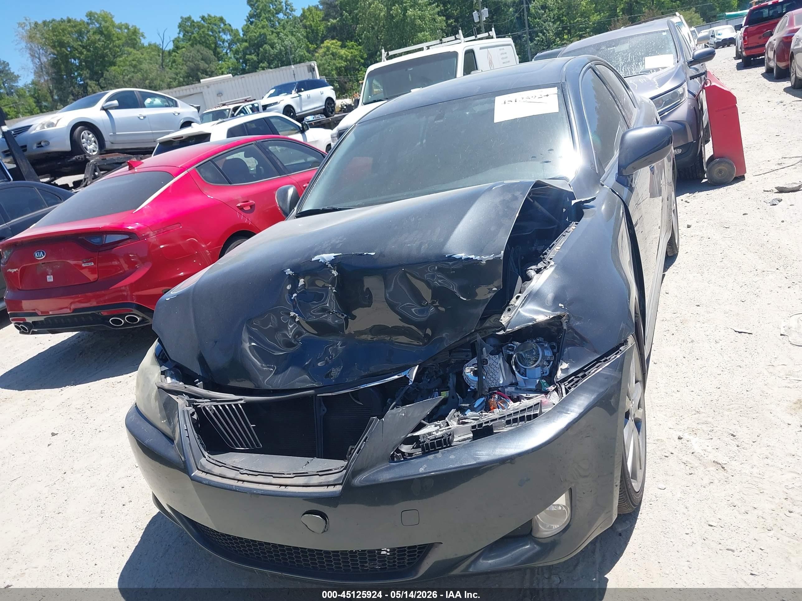 2008 Lexus Is 250   Черный vin: JTHBK262785072544