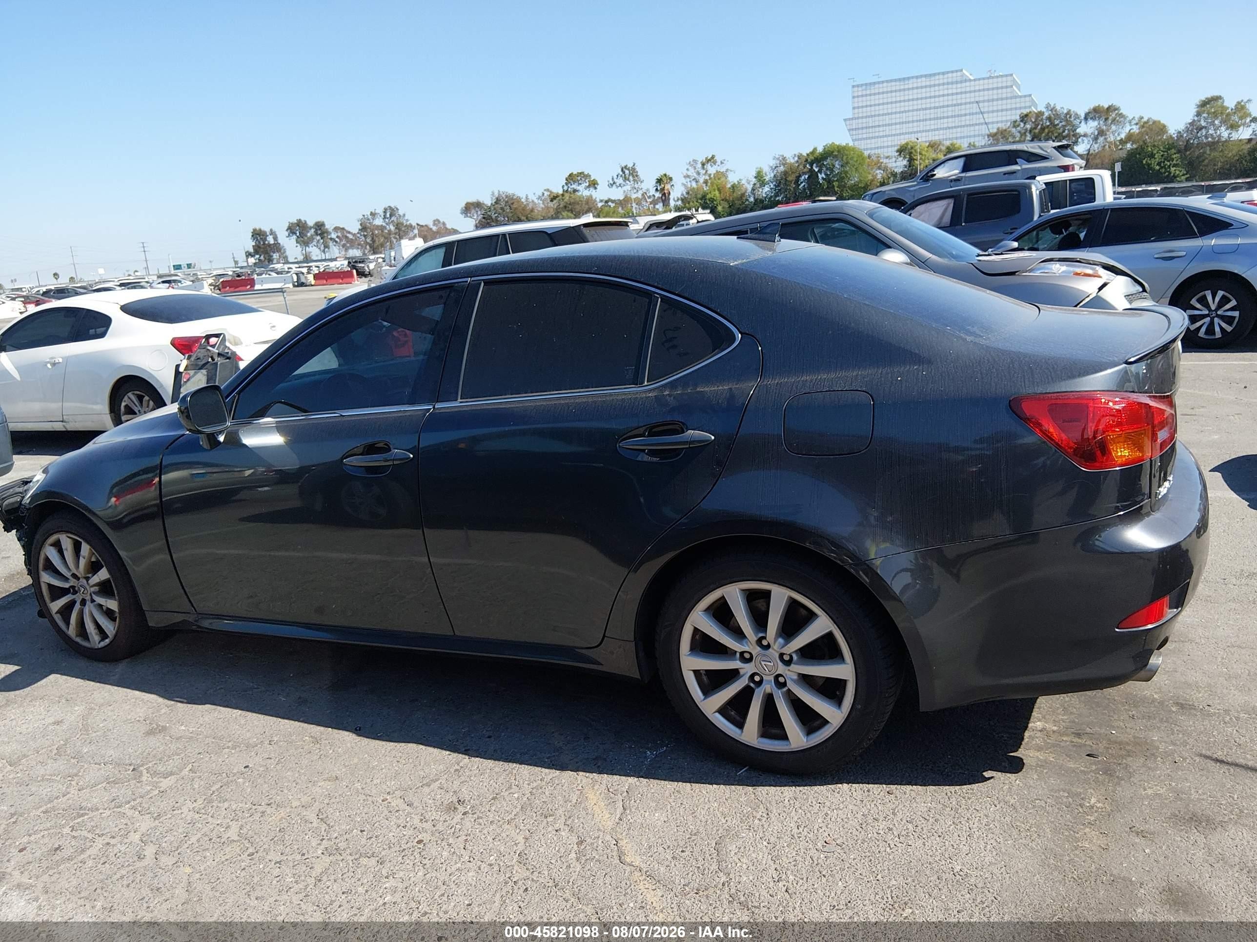 2008 Lexus Is 250   Gray vin: JTHBK262785078599