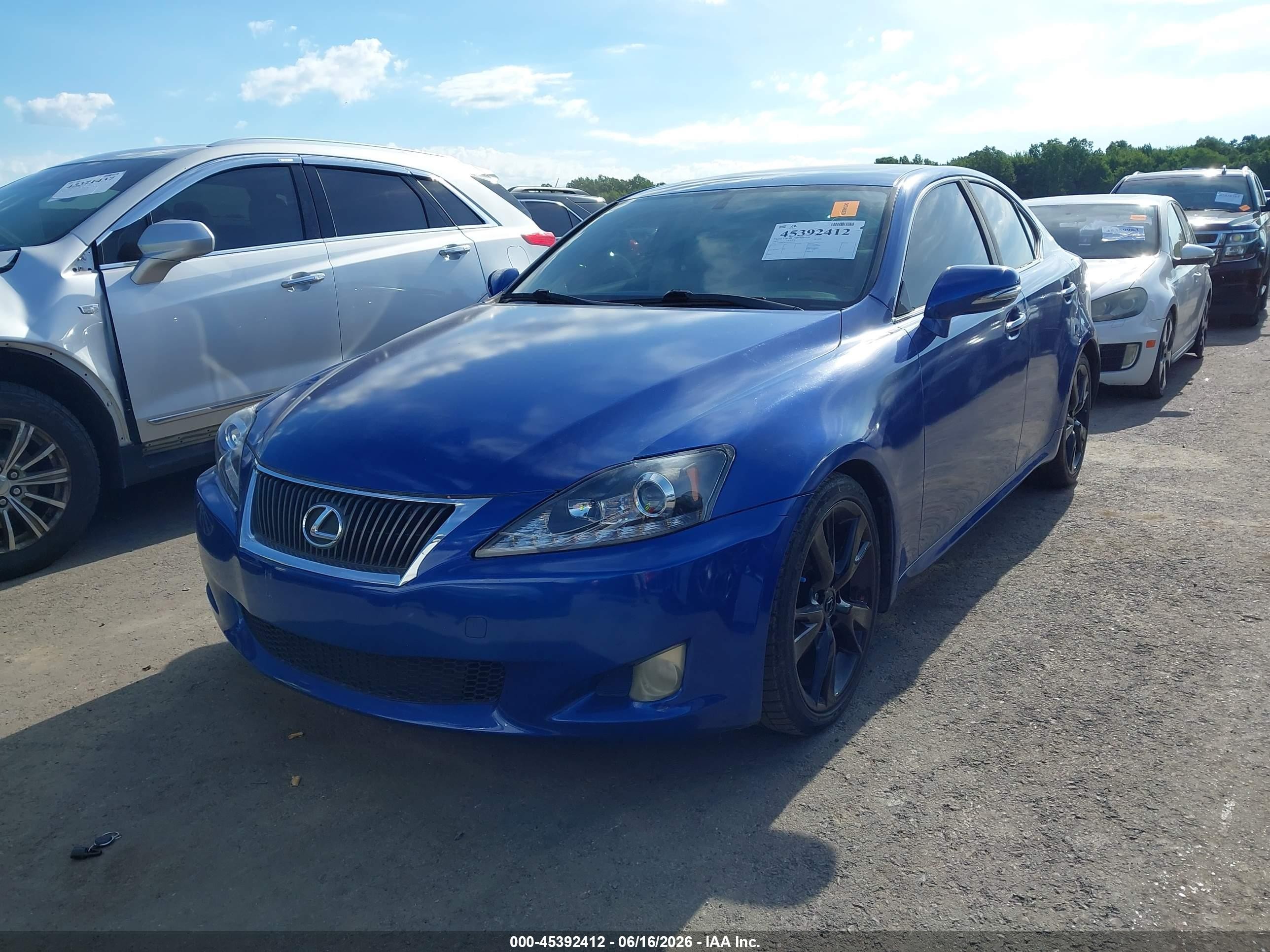 2009 Lexus Is 250   Blue vin: JTHBK262792093123