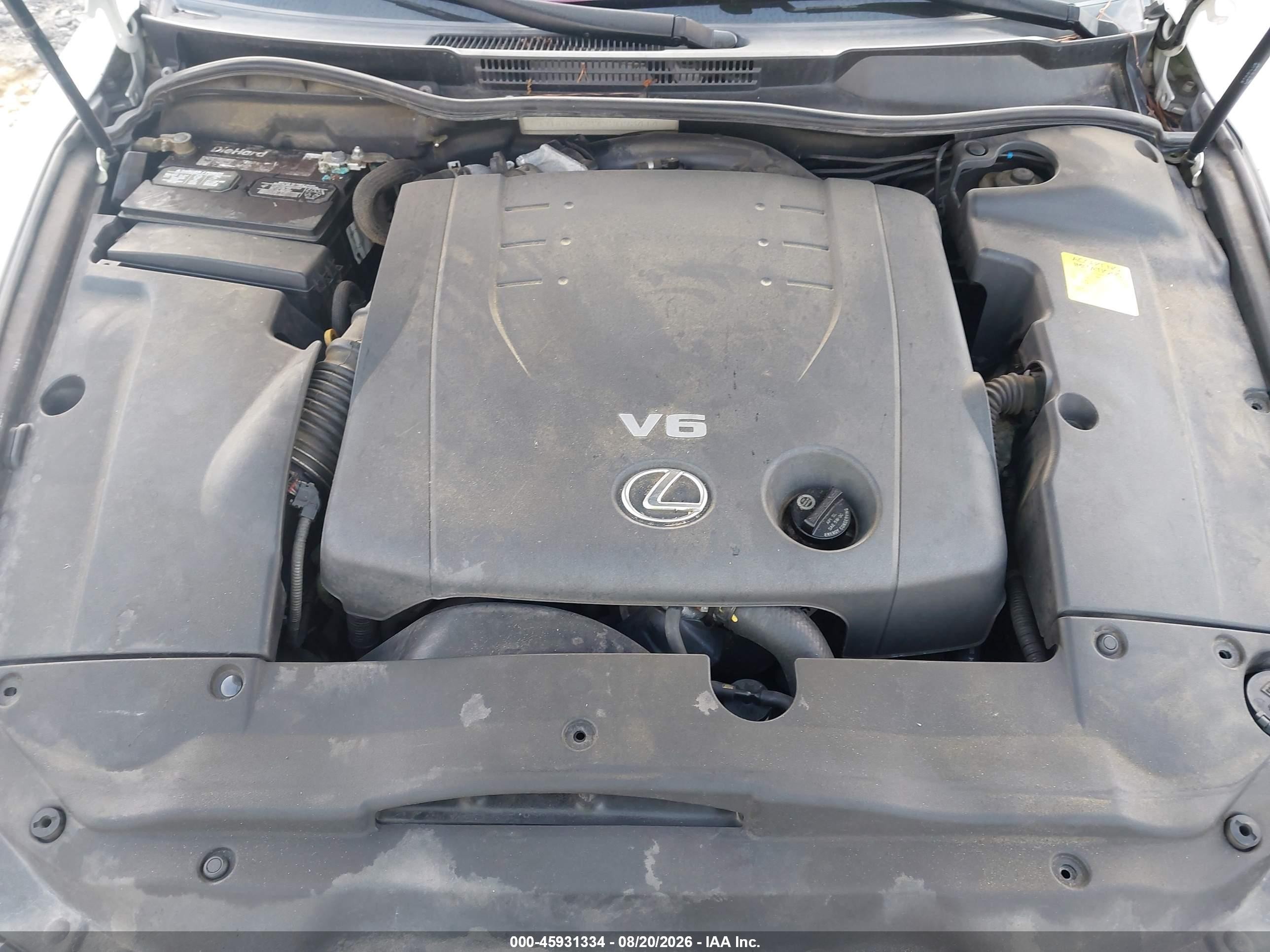 2009 Lexus Is 250 White vin: JTHBK262792093414