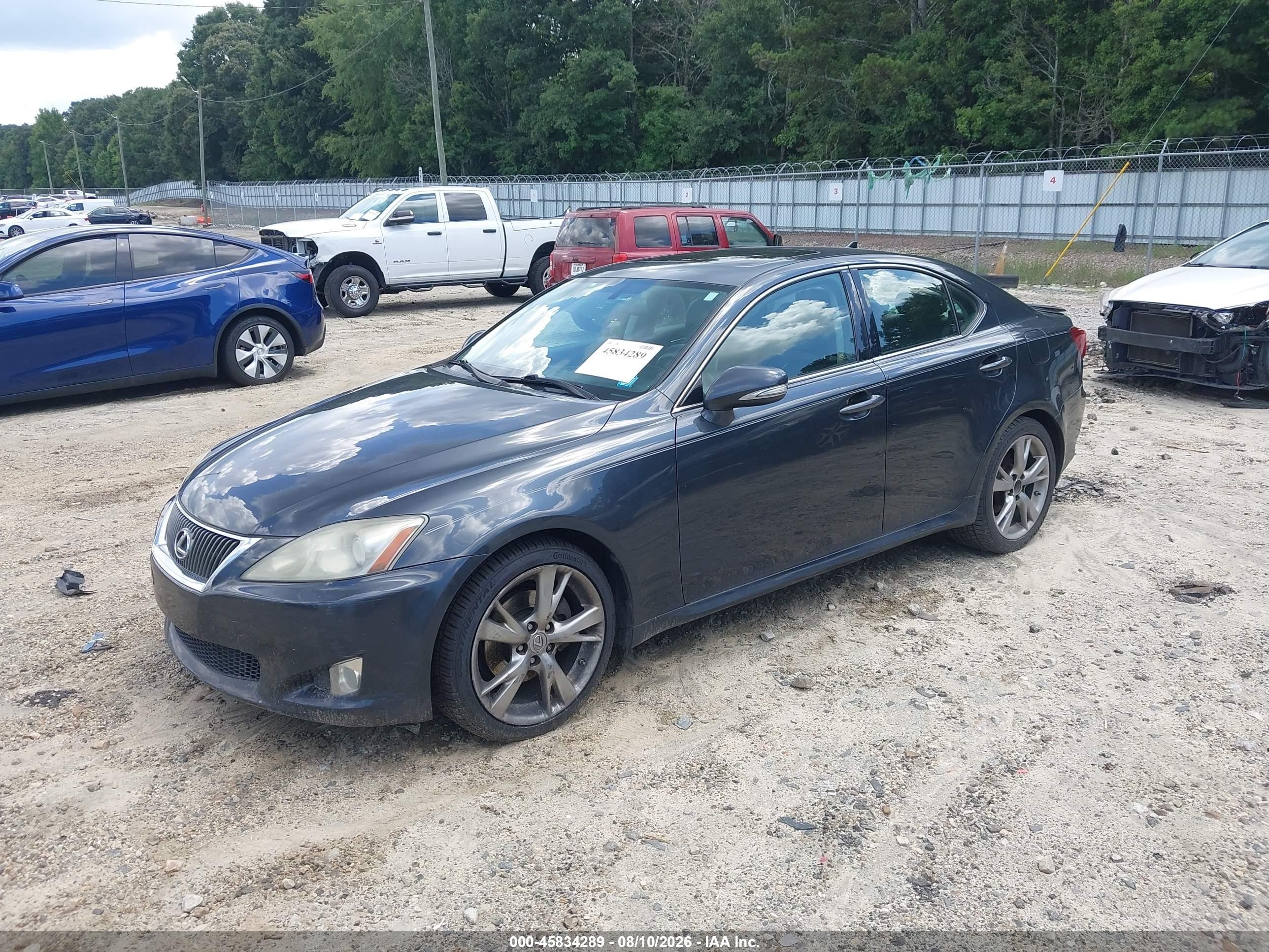 2009 Lexus Is 250 Серый vin: JTHBK262795087708