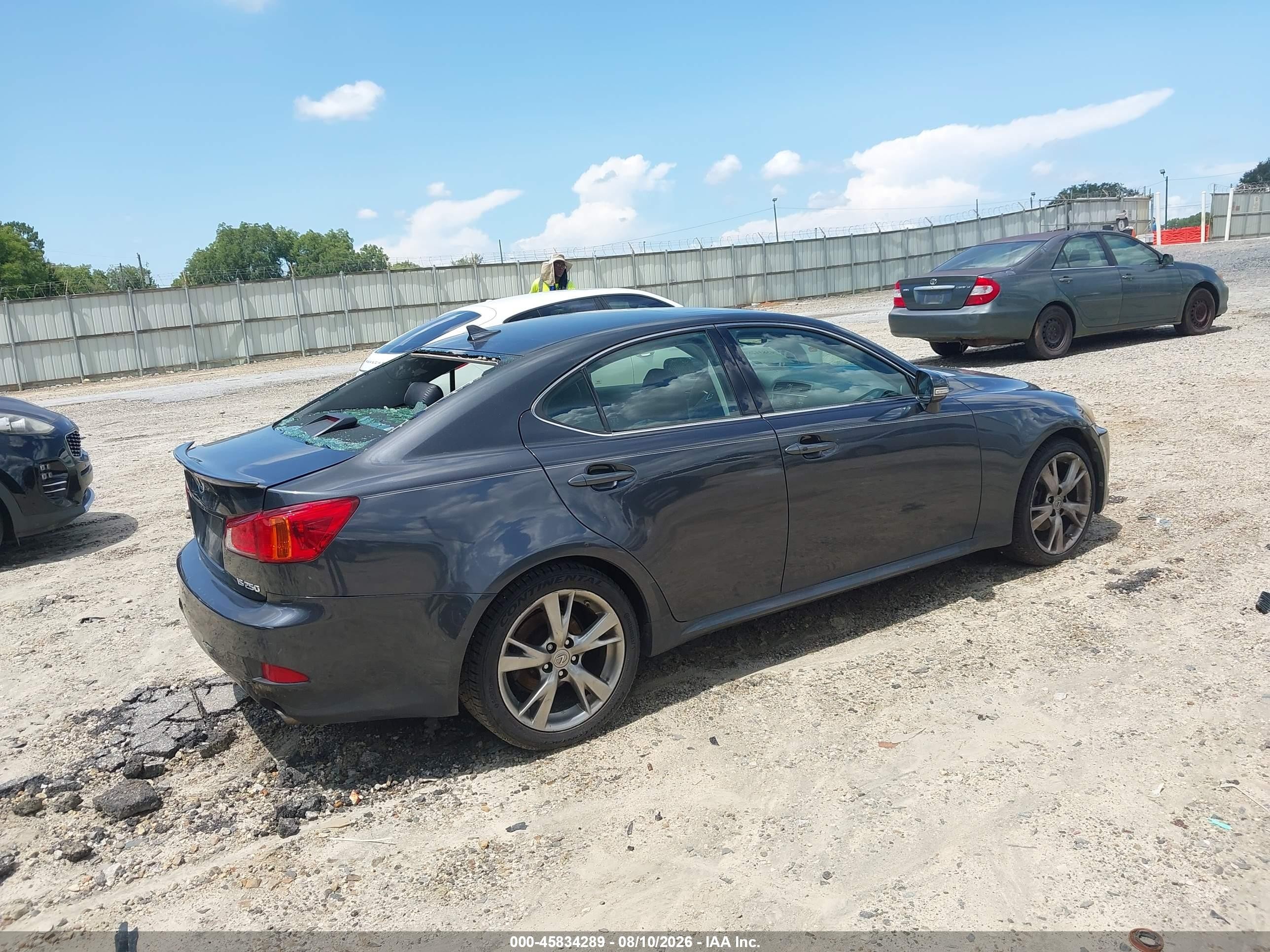 2009 Lexus Is 250 Серый vin: JTHBK262795087708