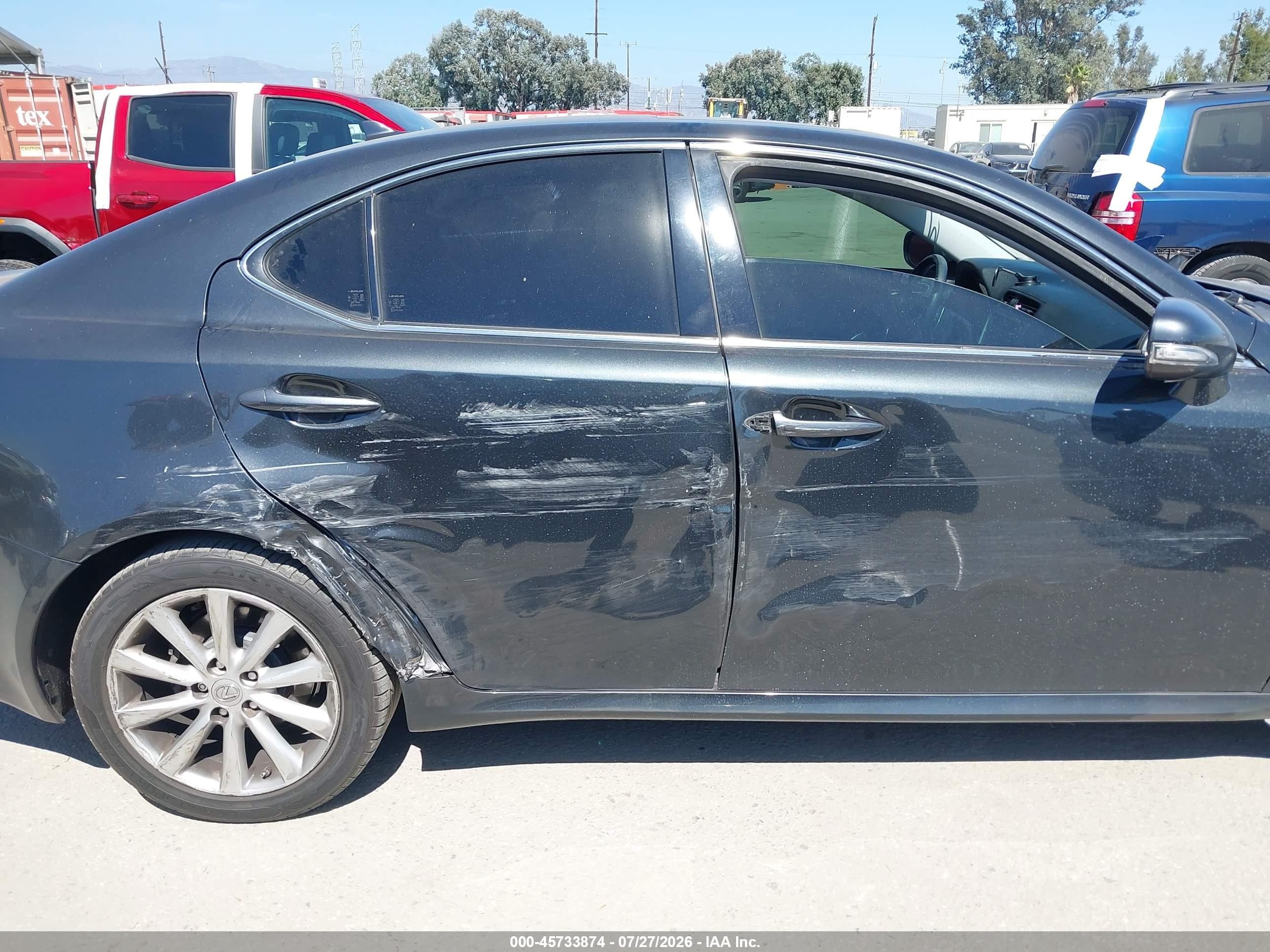 2009 Lexus Is 250   Black vin: JTHBK262795088129