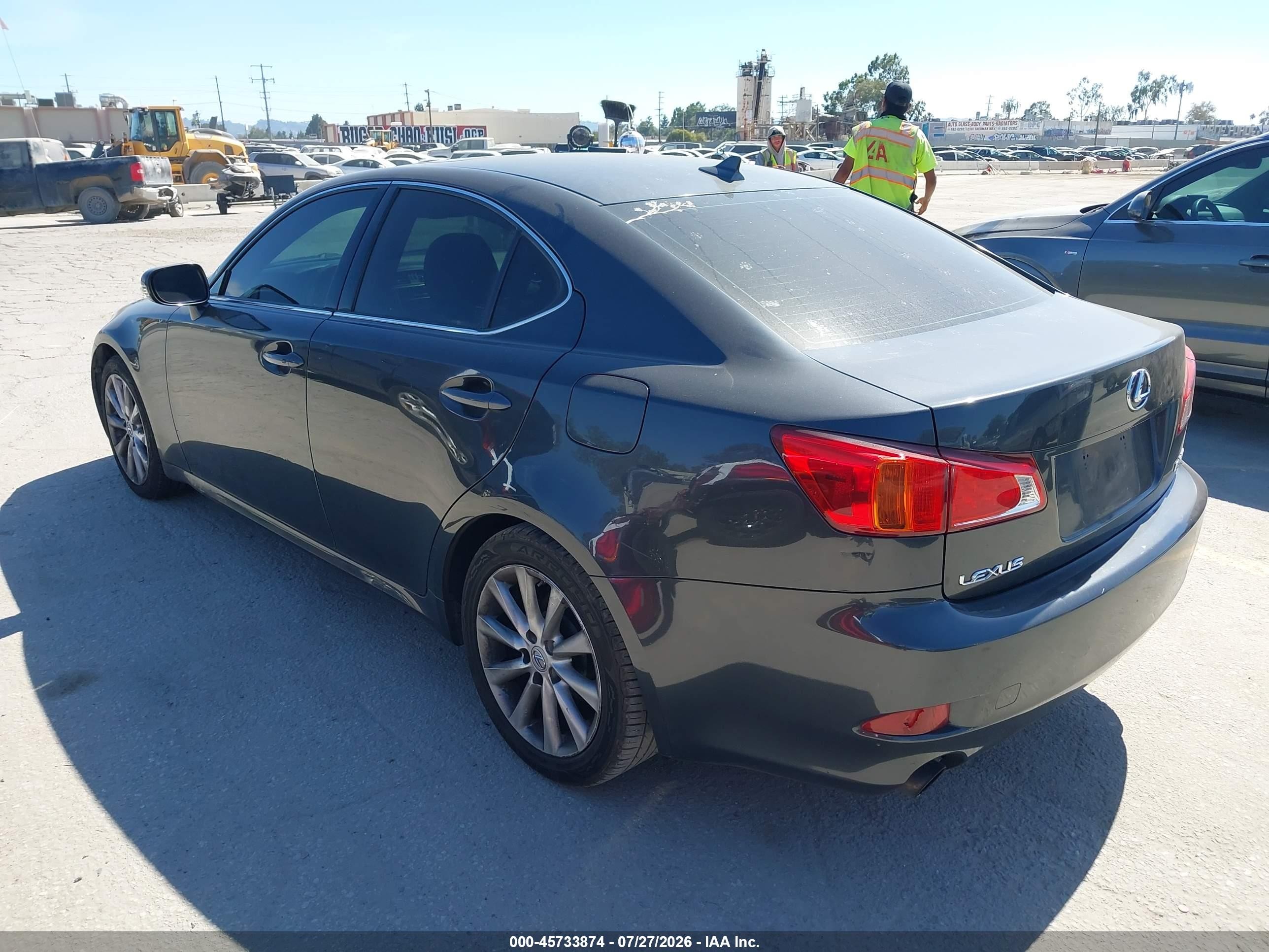 2009 Lexus Is 250   Black vin: JTHBK262795088129