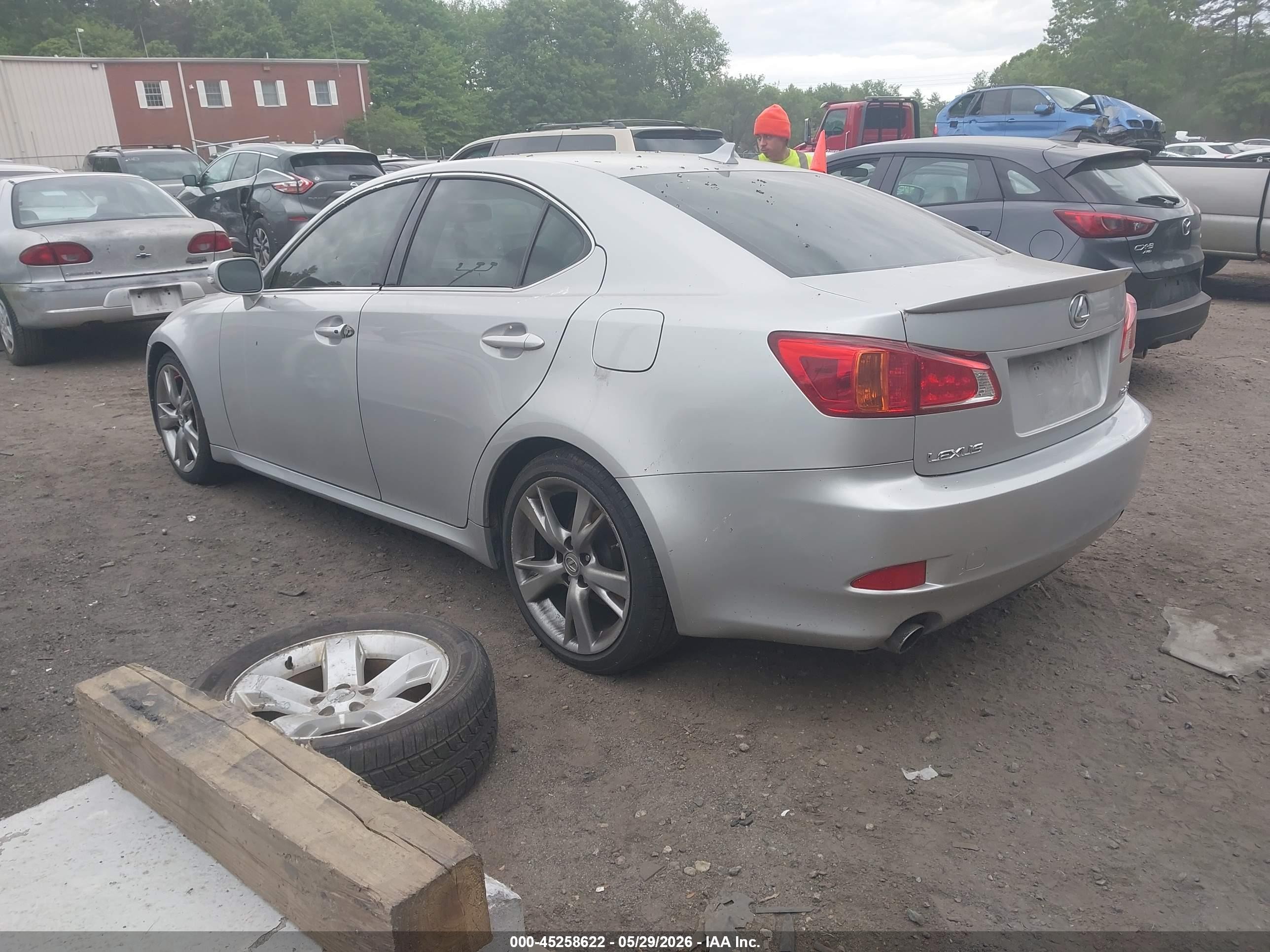 2009 Lexus Is 250   Silver vin: JTHBK262795092696