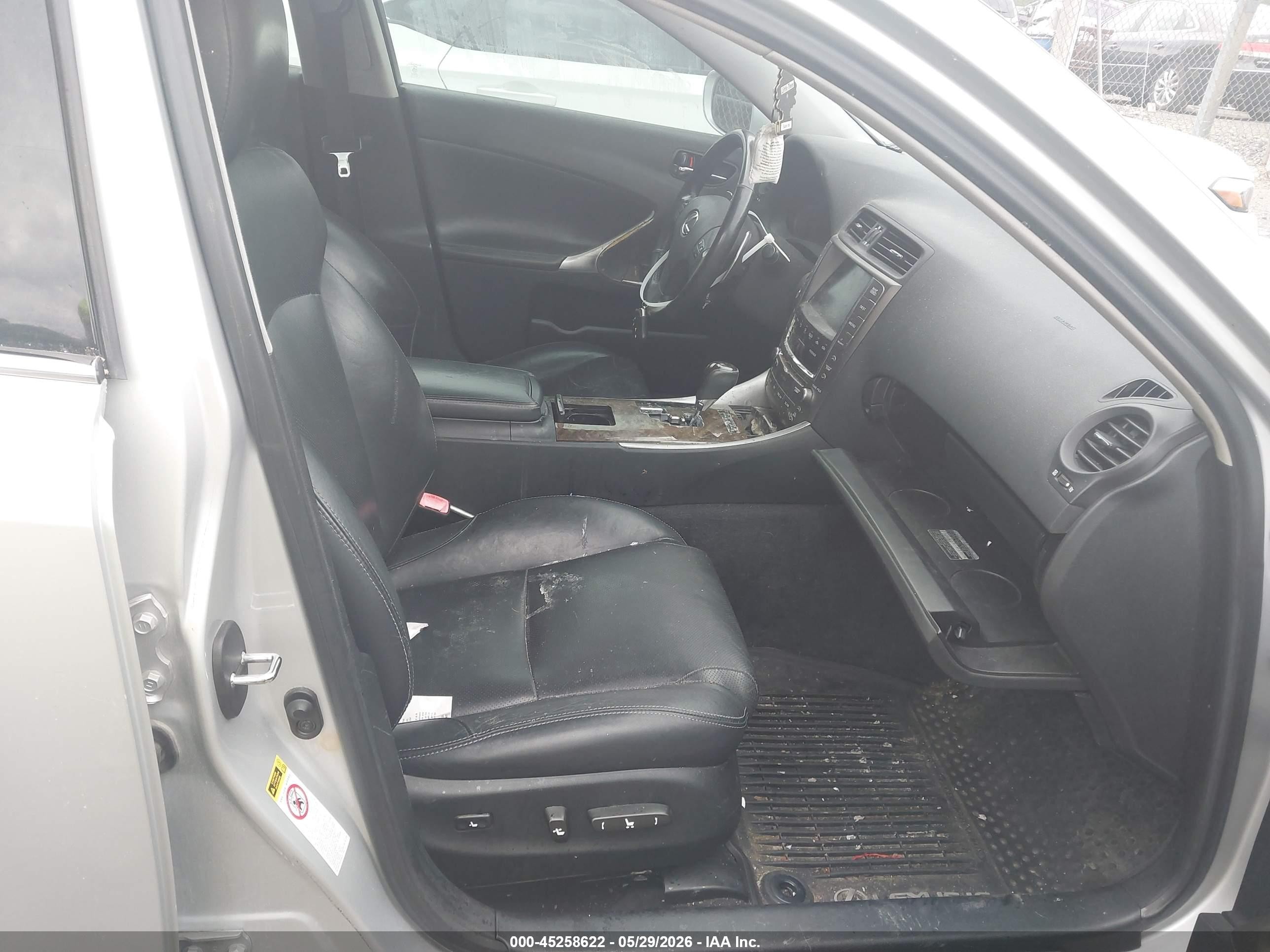 2009 Lexus Is 250   Silver vin: JTHBK262795092696