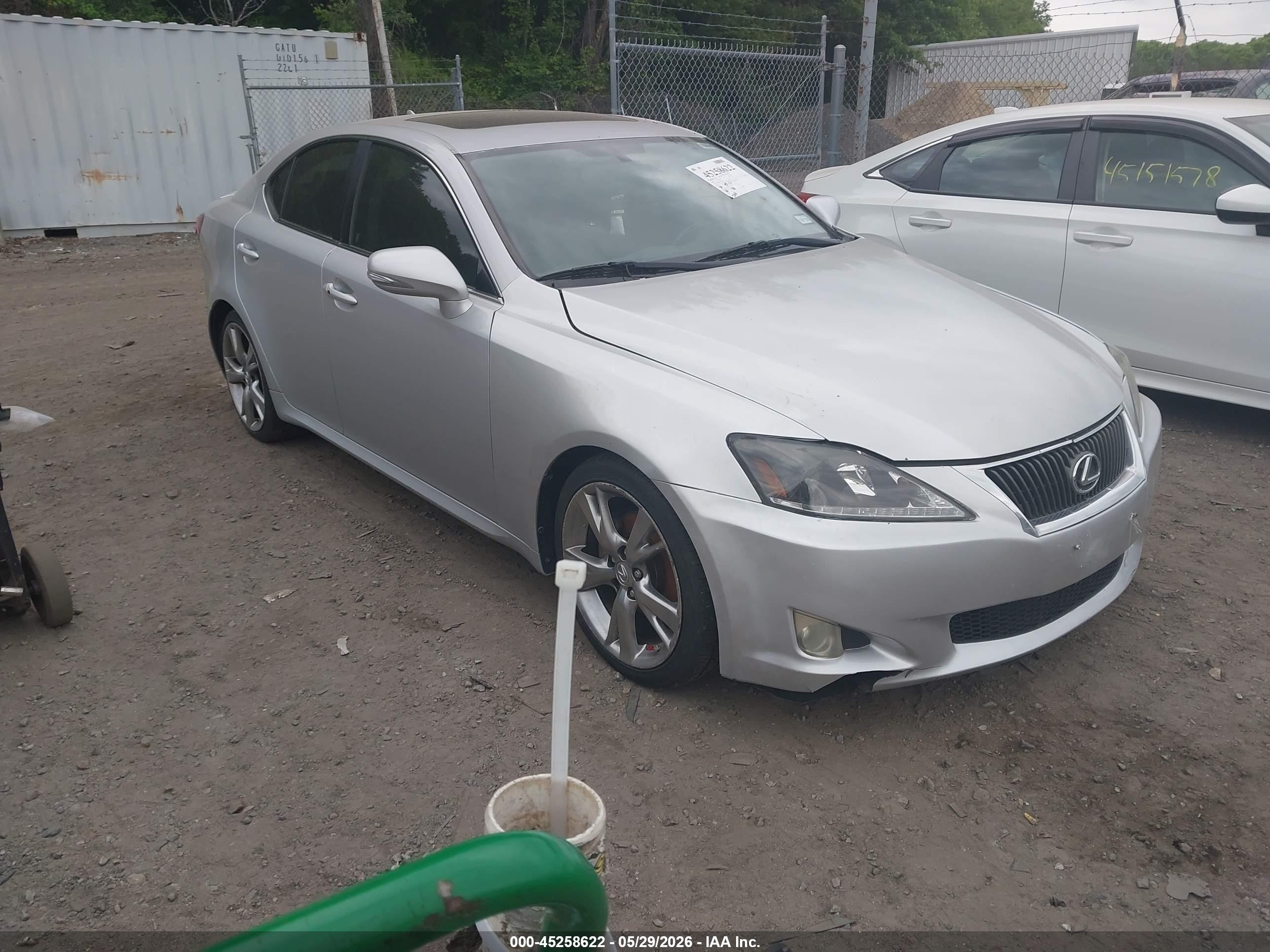 2009 Lexus Is 250   Silver vin: JTHBK262795092696