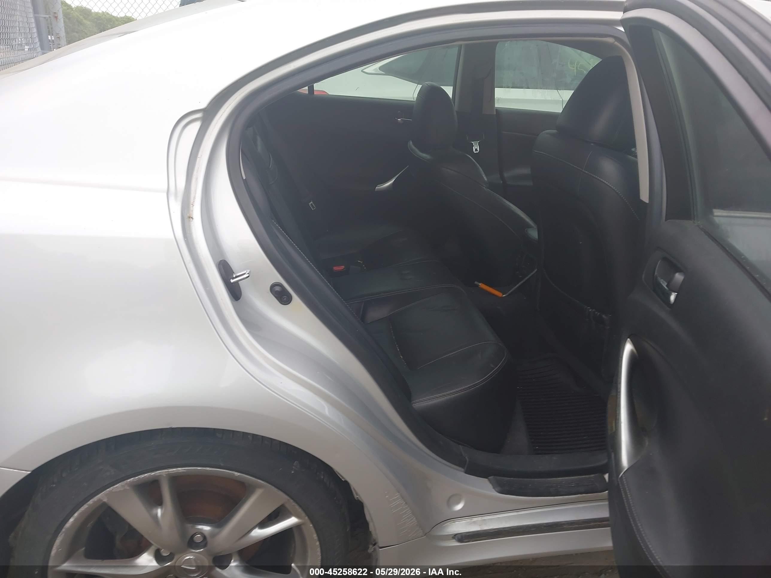2009 Lexus Is 250   Silver vin: JTHBK262795092696